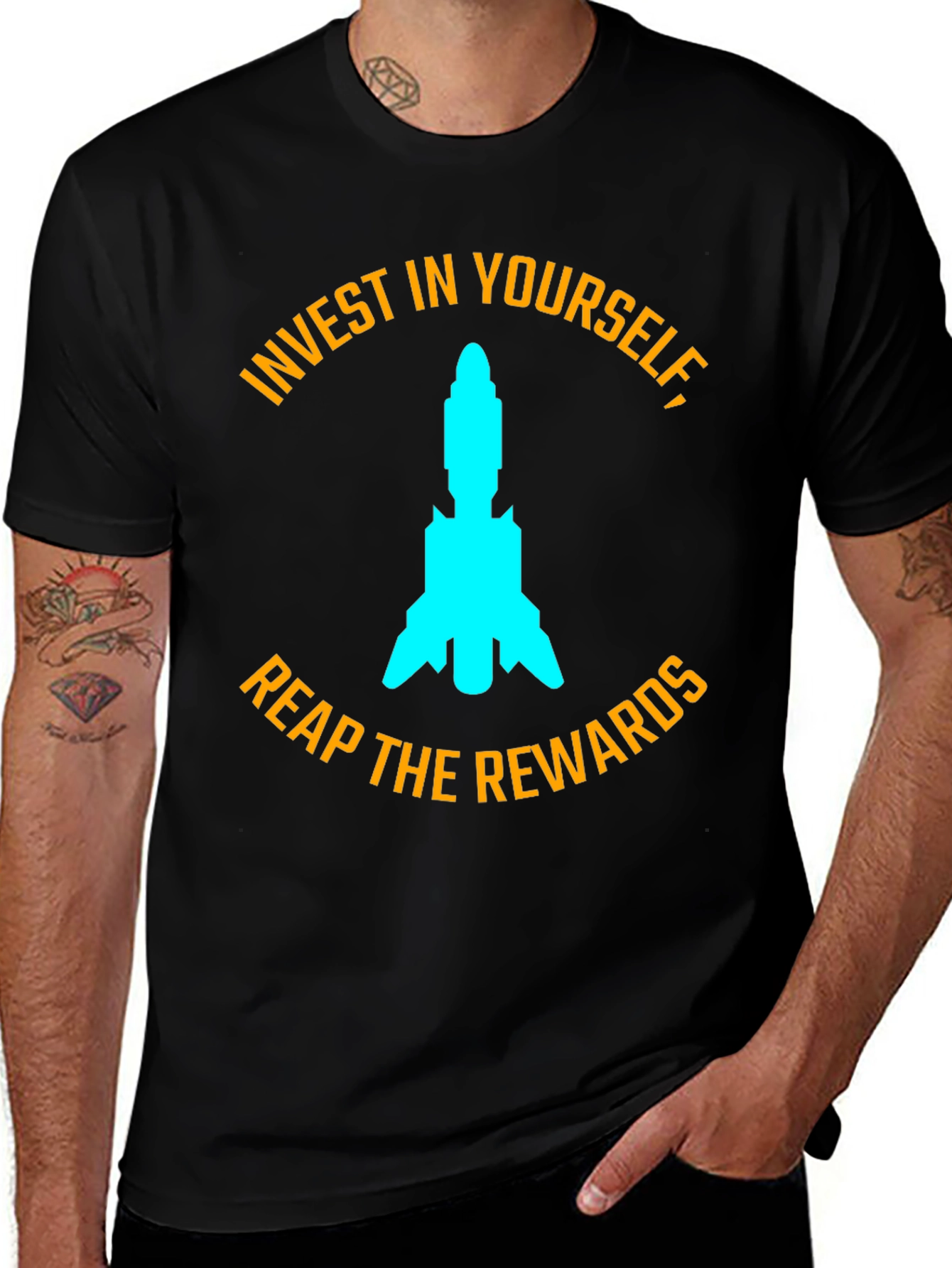 Variant 17 of Invest in Yourself Graphic Tee