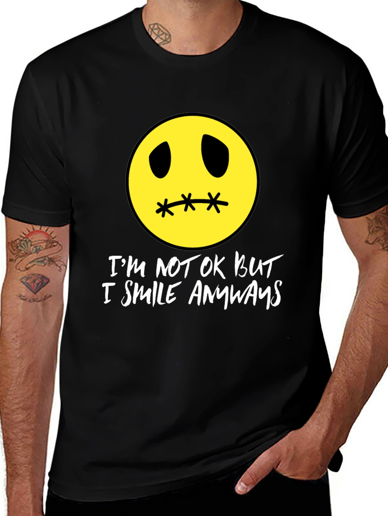 Variant 14 of I'm Not Okay But I Smile Anyways T-Shirt
