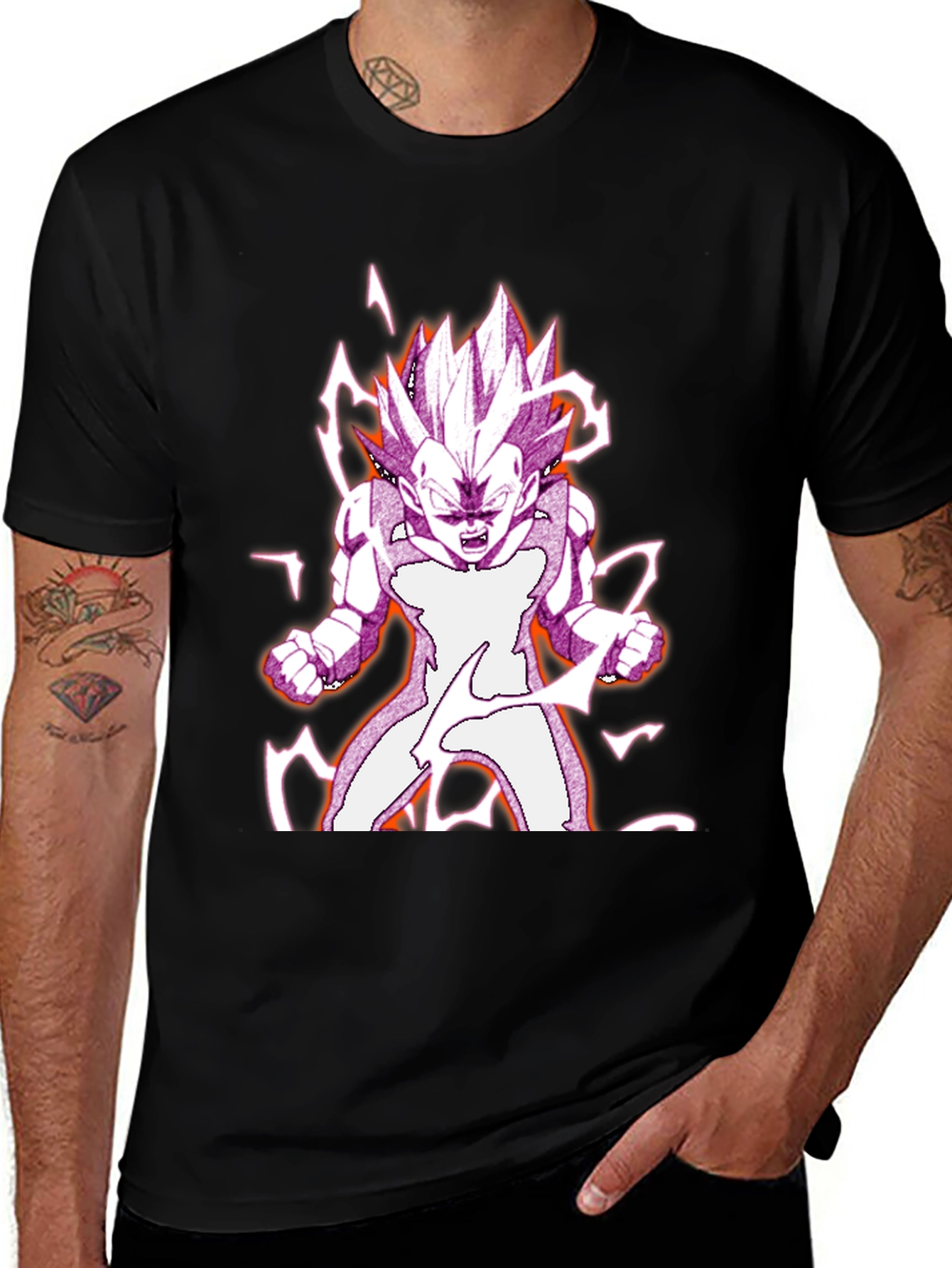 Vegeta Super Saiyan God Black T-Shirt