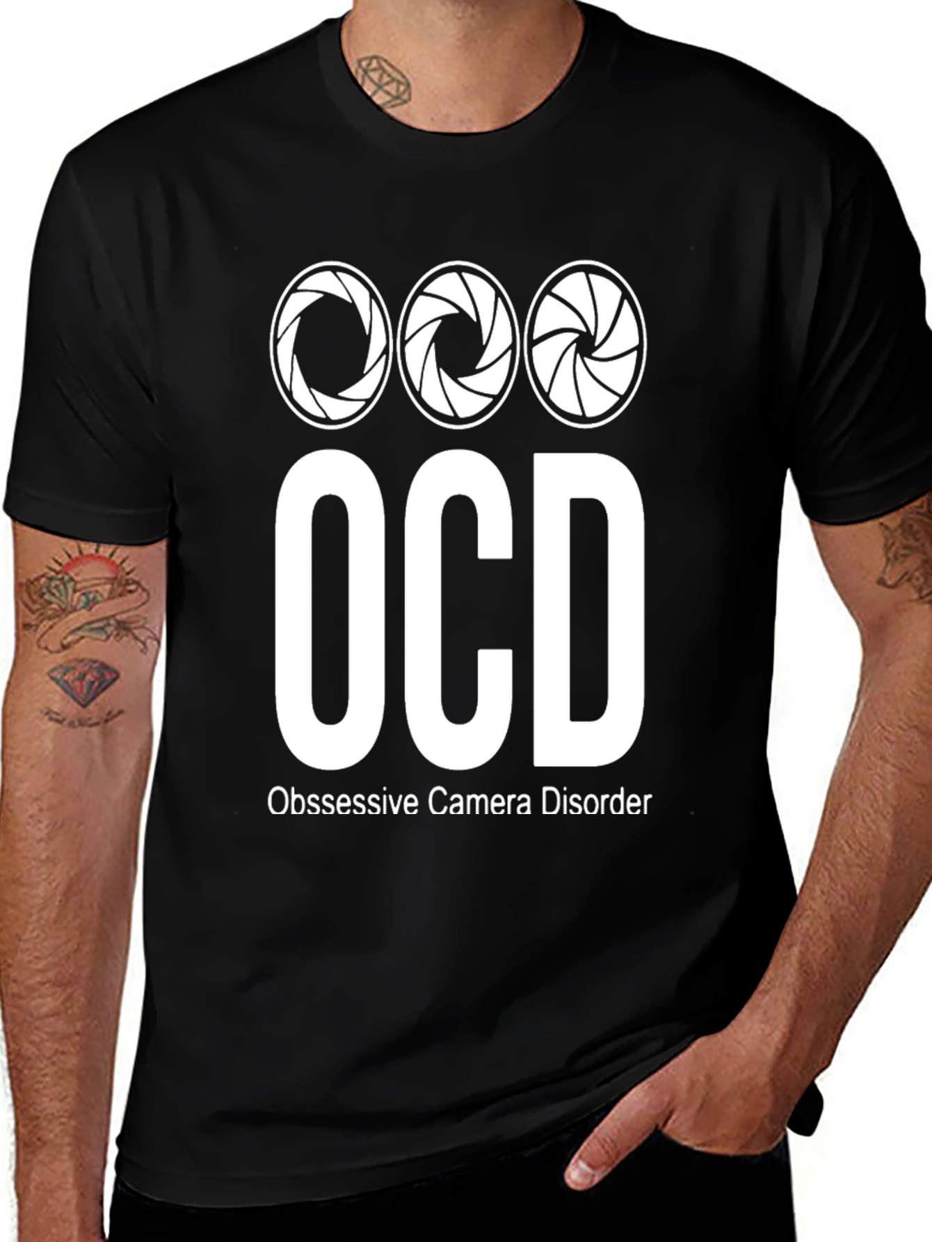 Variant 14 of OCD Obsessive Camera Disorder Graphic T-Shirt