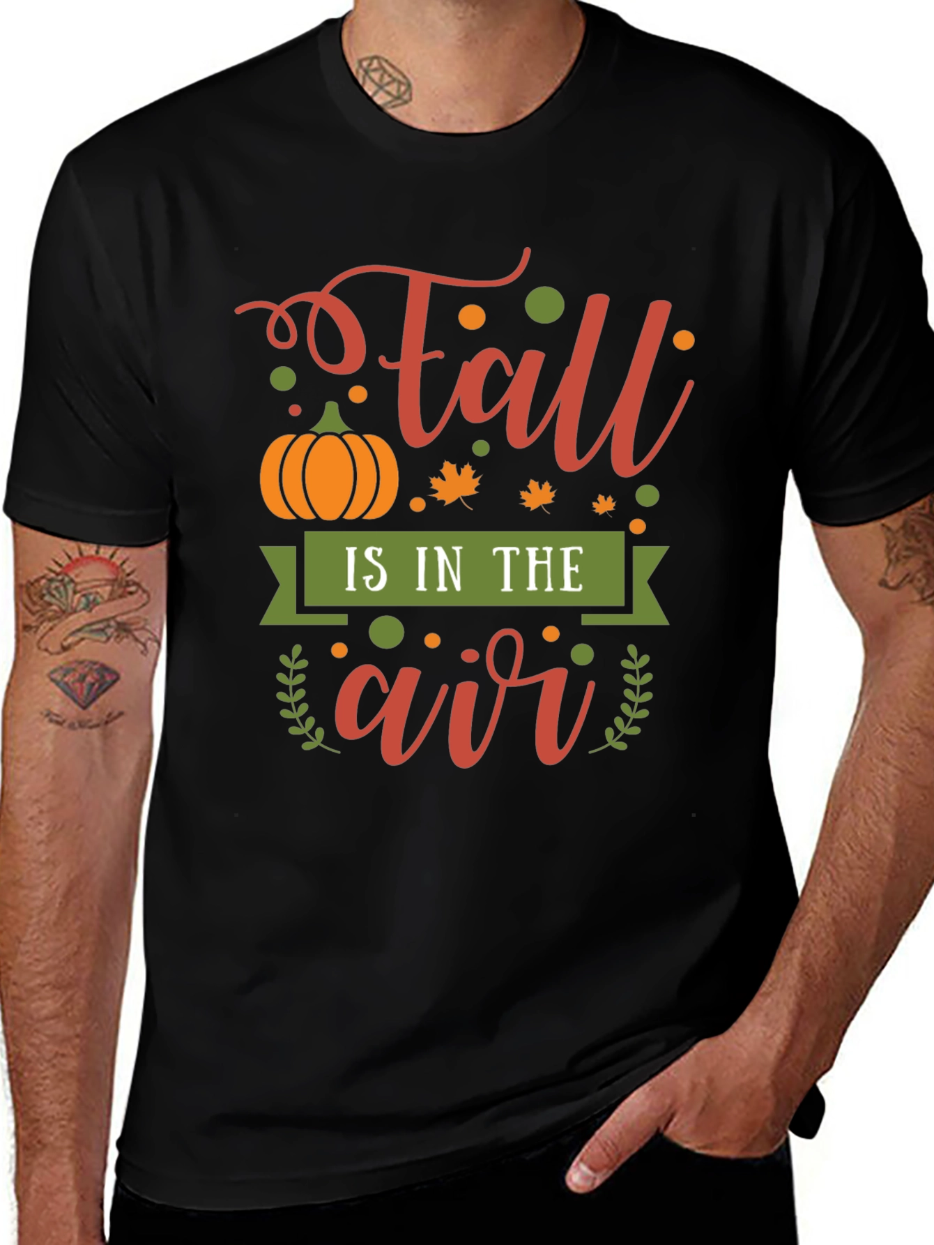 Variant 16 of Fall is in the Air Graphic Tee