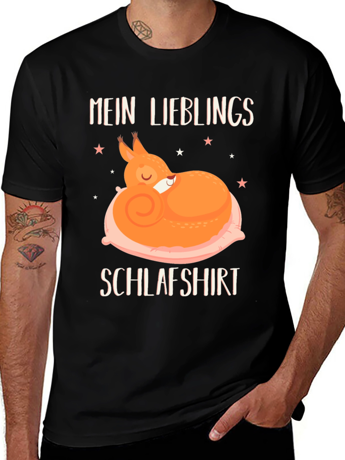 Variant 22 of Mein Lieblings Schlafshirt - Squirrel Sleep T-Shirt