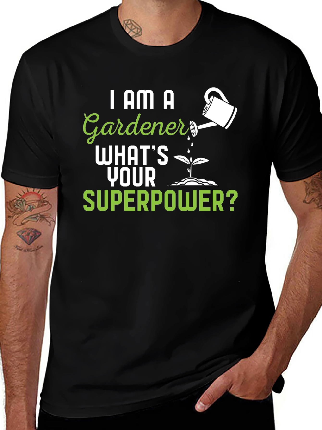 Gardener Superpower T-Shirt - Plant Lover Tee