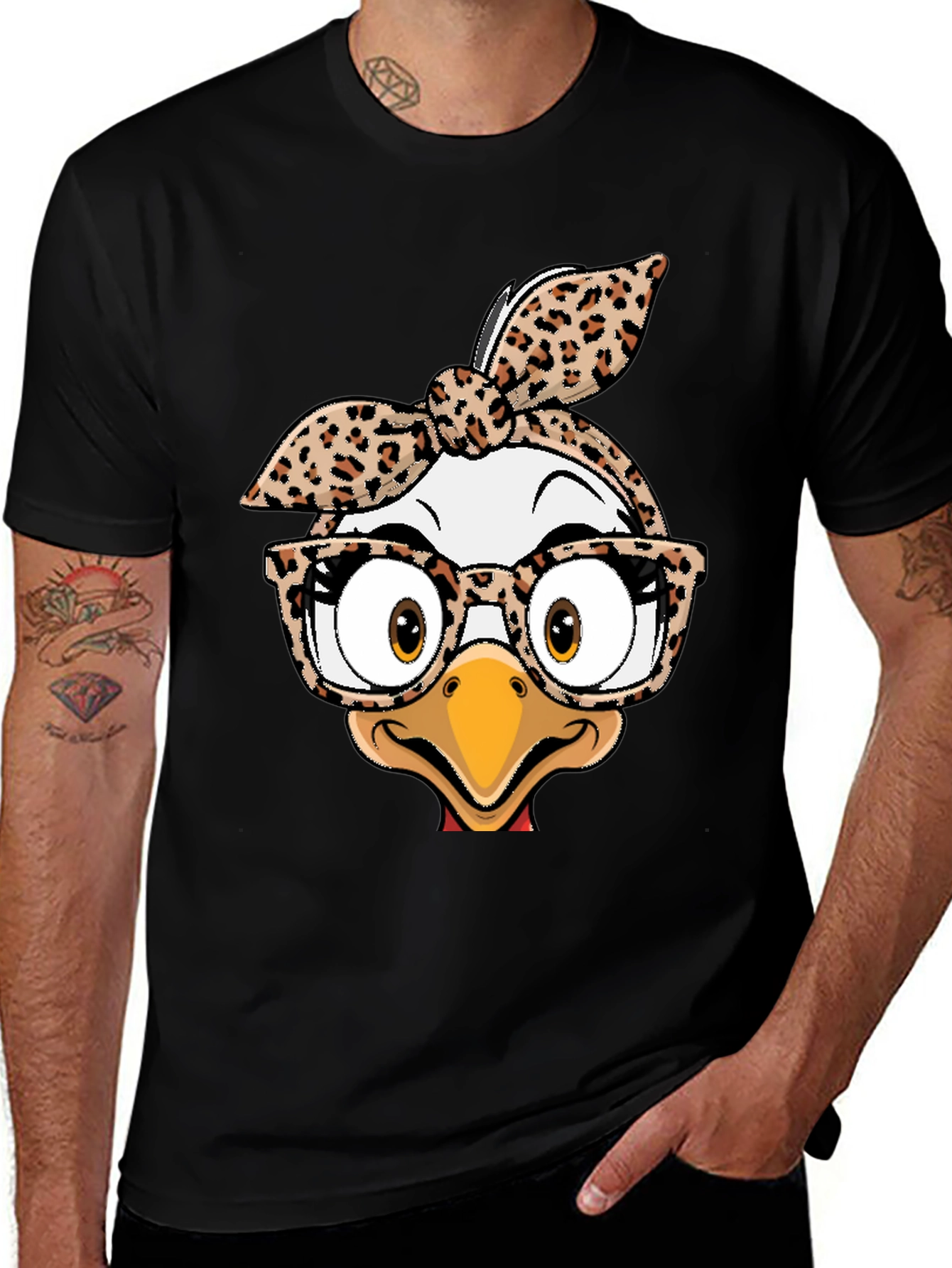 Variant 3 of Funny Turkey Face T-Shirt