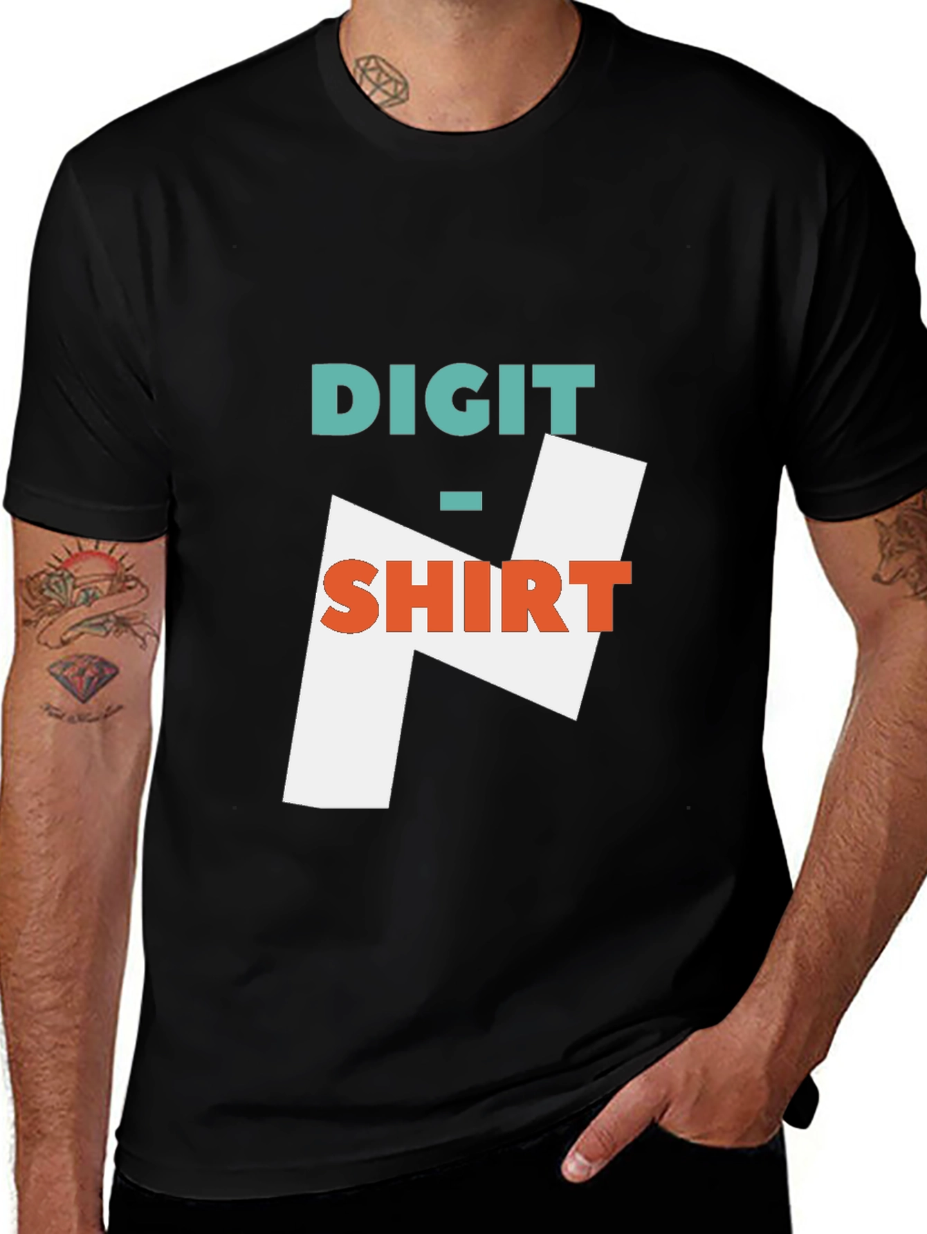 Variant 29 of Digit Shirt - Modern Graphic Tee
