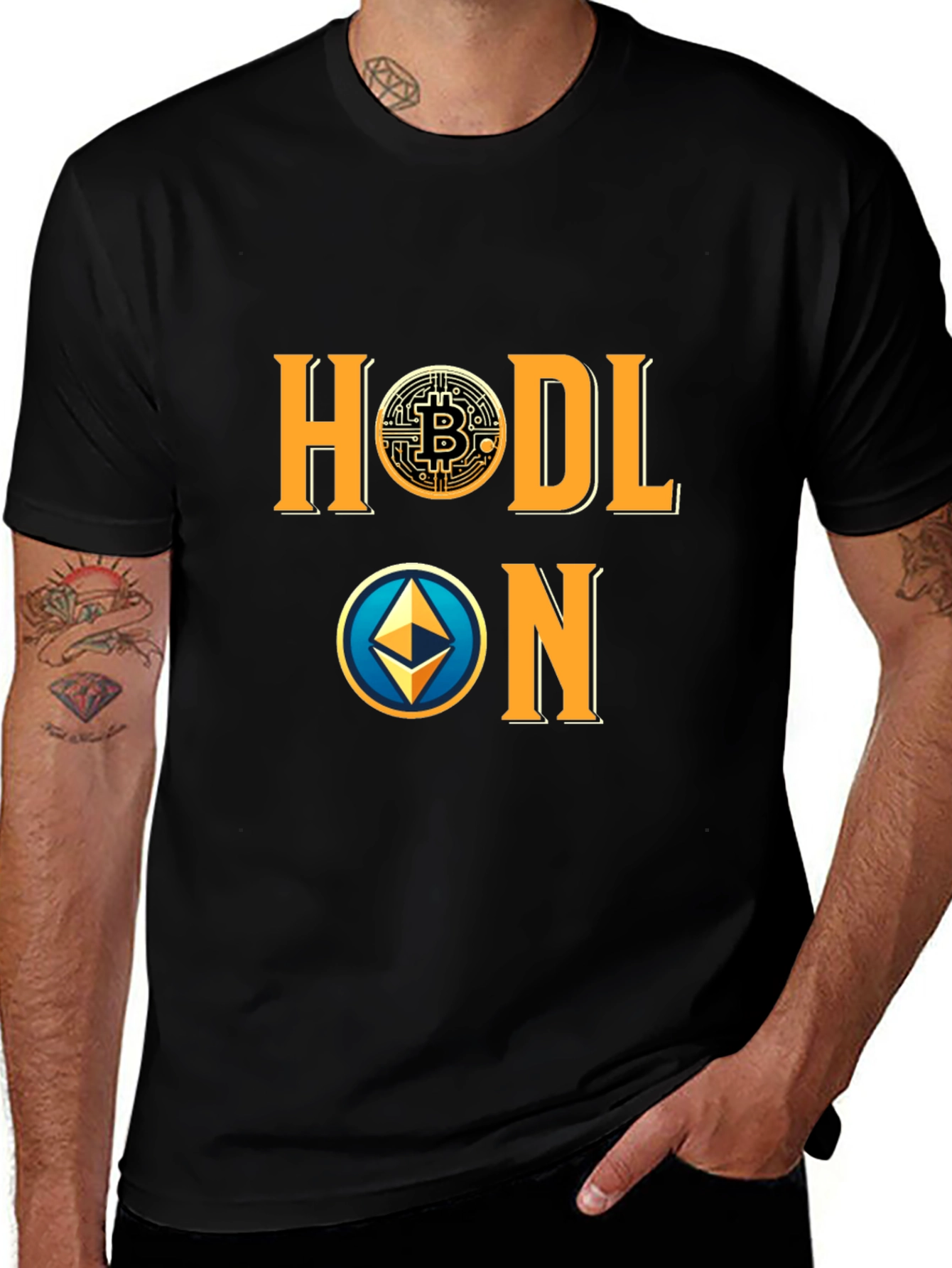 HODL ON Crypto T-Shirt