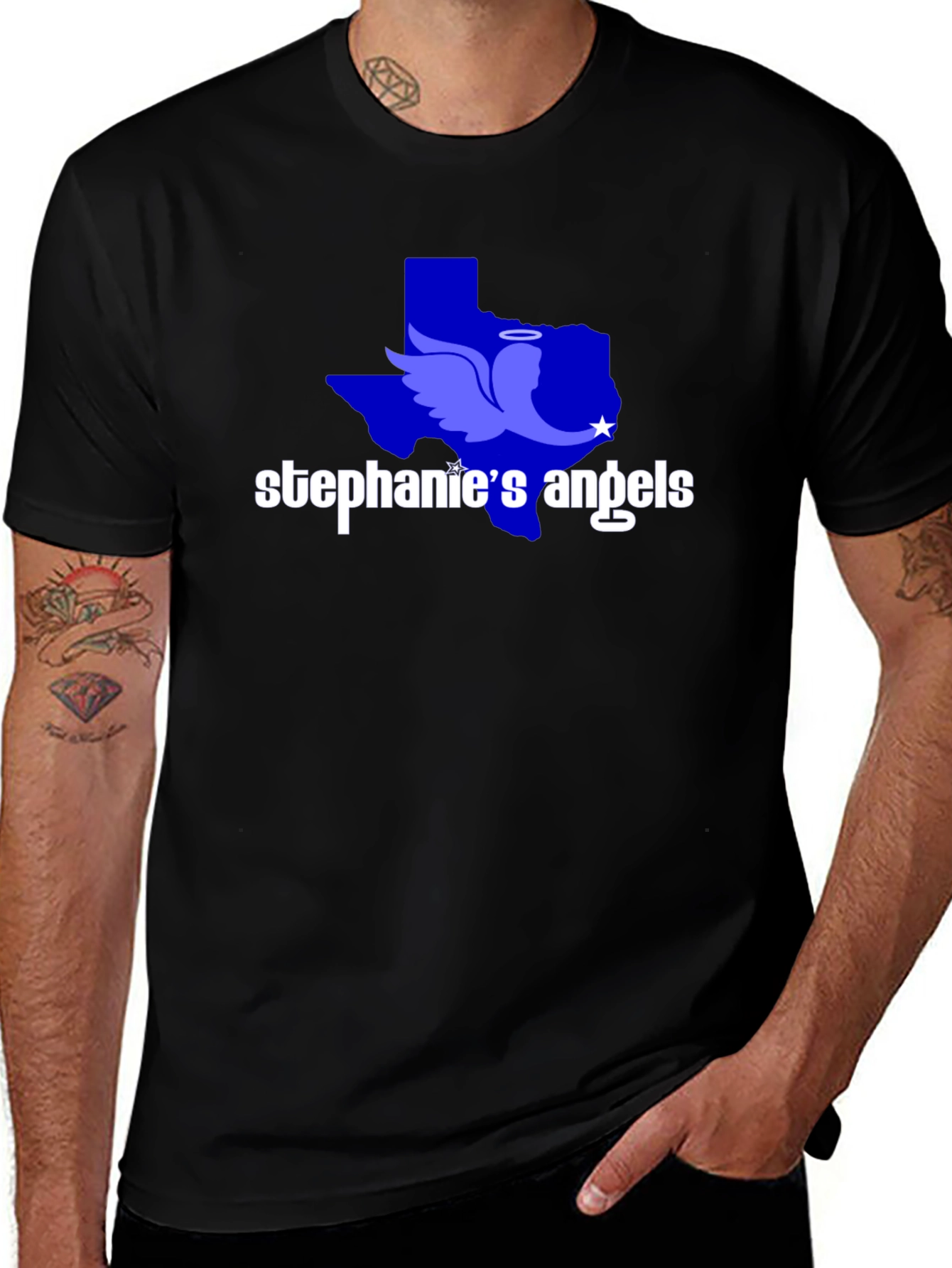 Stephanie's Angels Texas Graphic T-Shirt