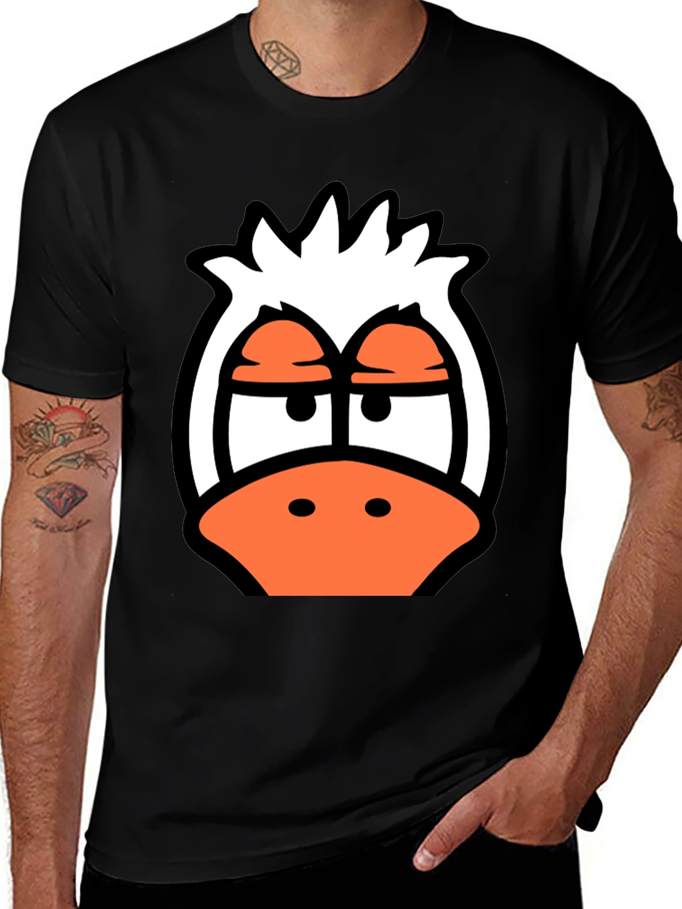 Variant 26 of Funny Cartoon Duck T-Shirt