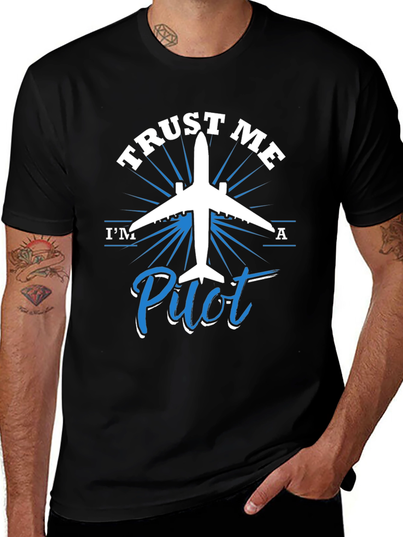 Variant 5 of Trust Me I'm a Pilot - Graphic T-Shirt