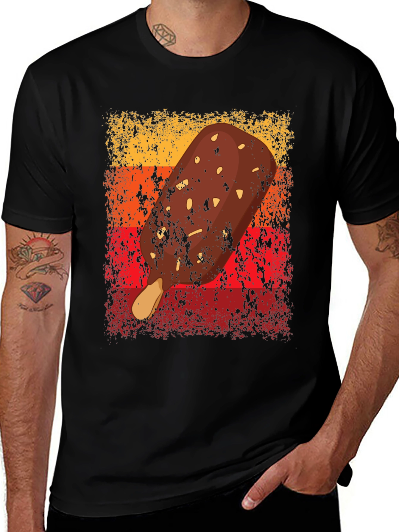 Variant 15 of Retro Ice Cream Bar Graphic Tee