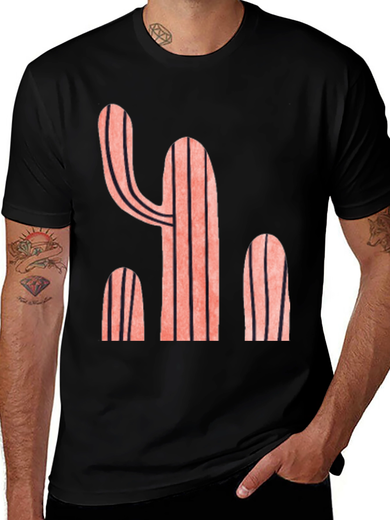 Variant 10 of Cactus Graphic Tee - Desert Style T-Shirt
