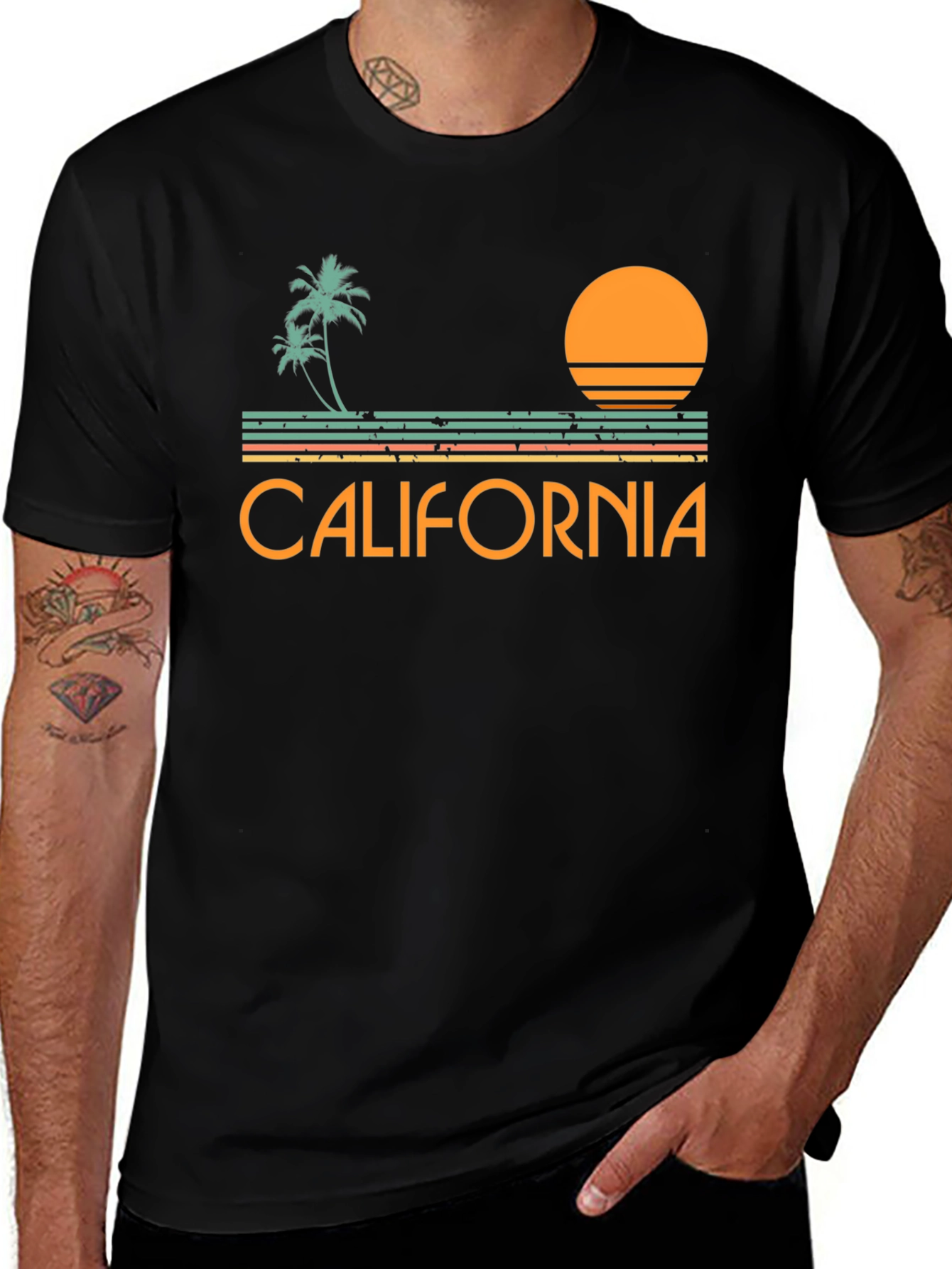 Variant 19 of California Sunset Graphic T-Shirt