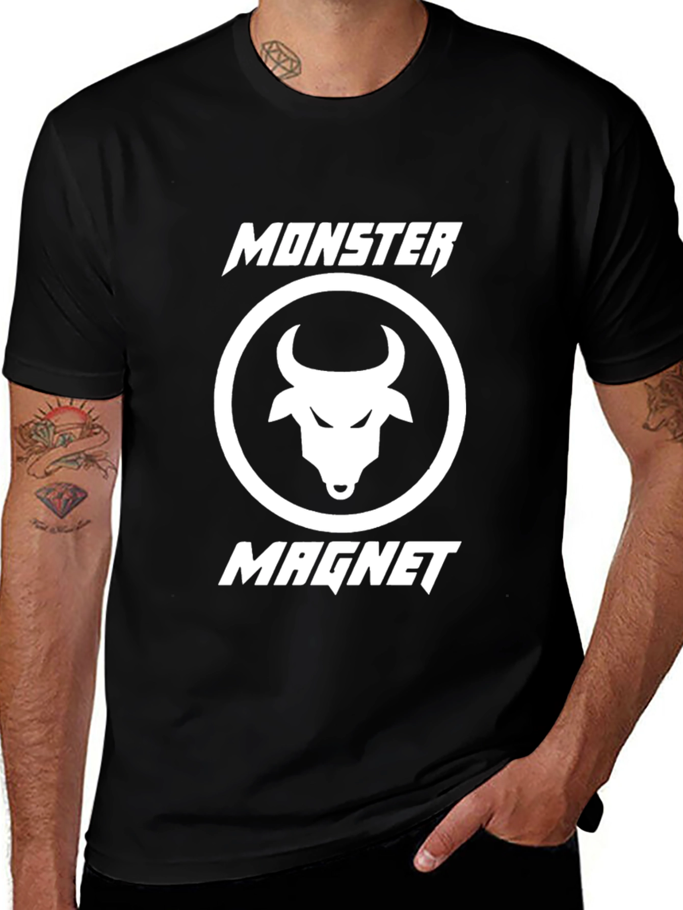 Monster Magnet Graphic T-Shirt - Black