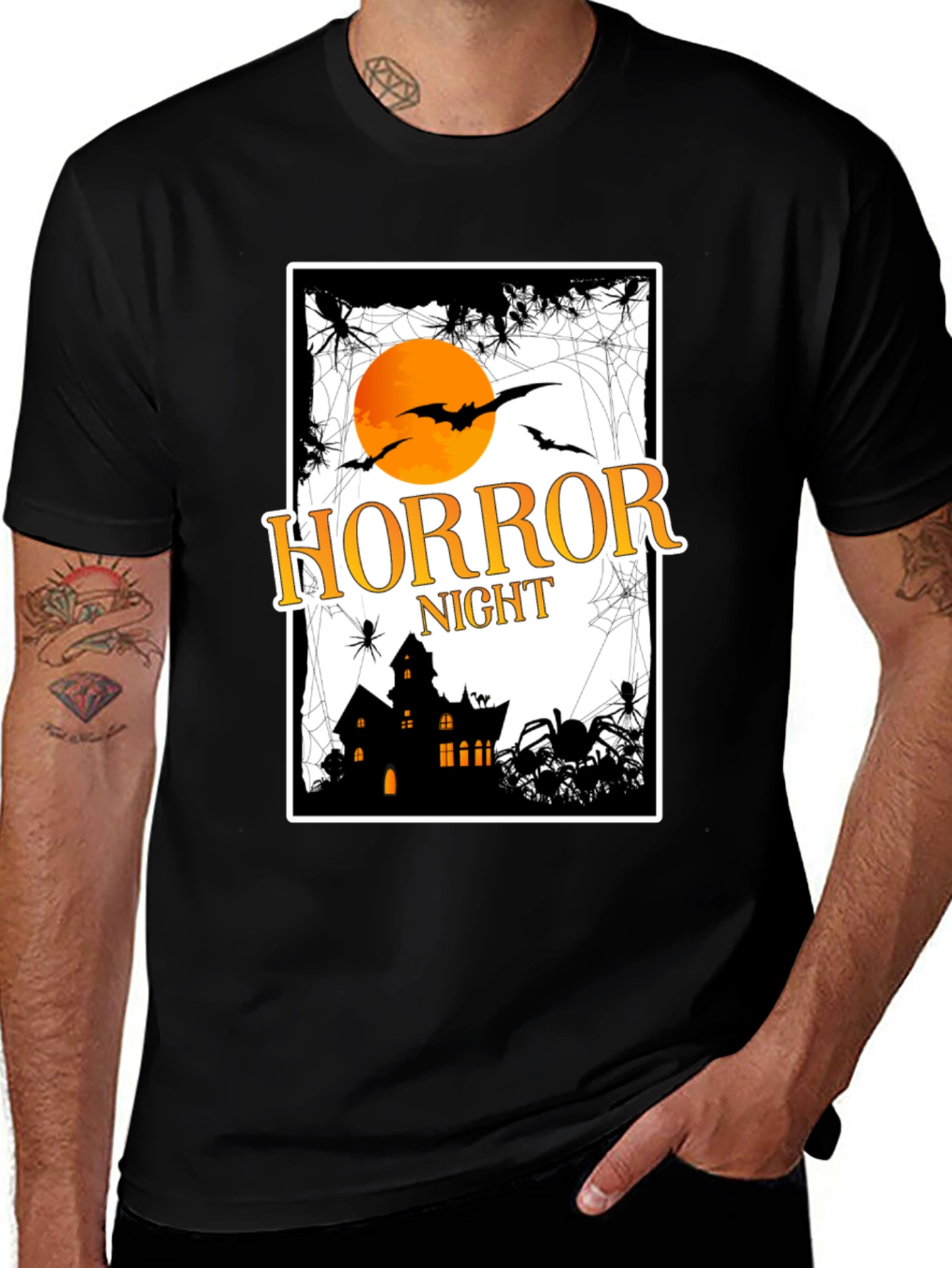 Horror Night Halloween Graphic Tee