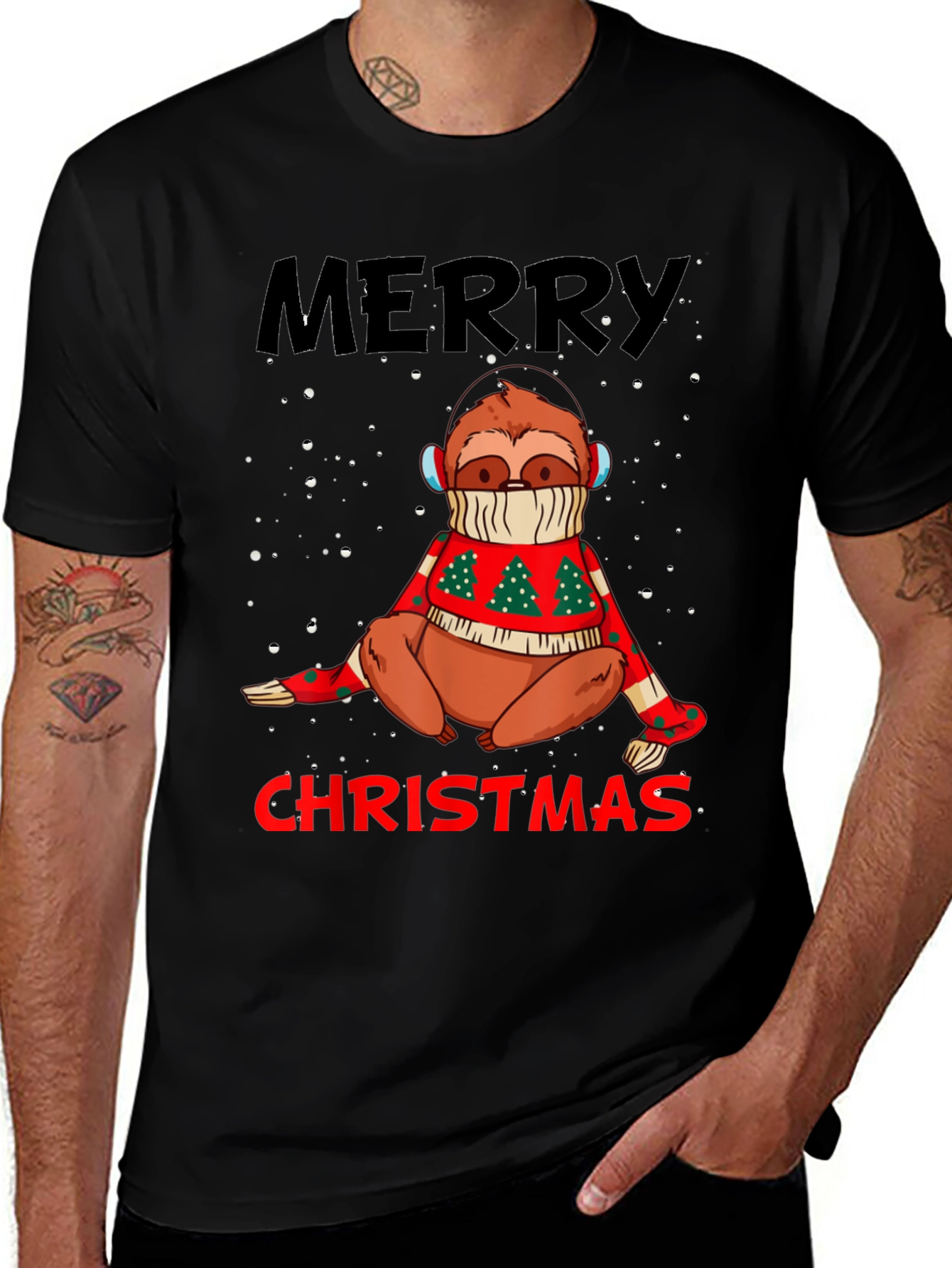 Merry Christmas Sloth T-Shirt