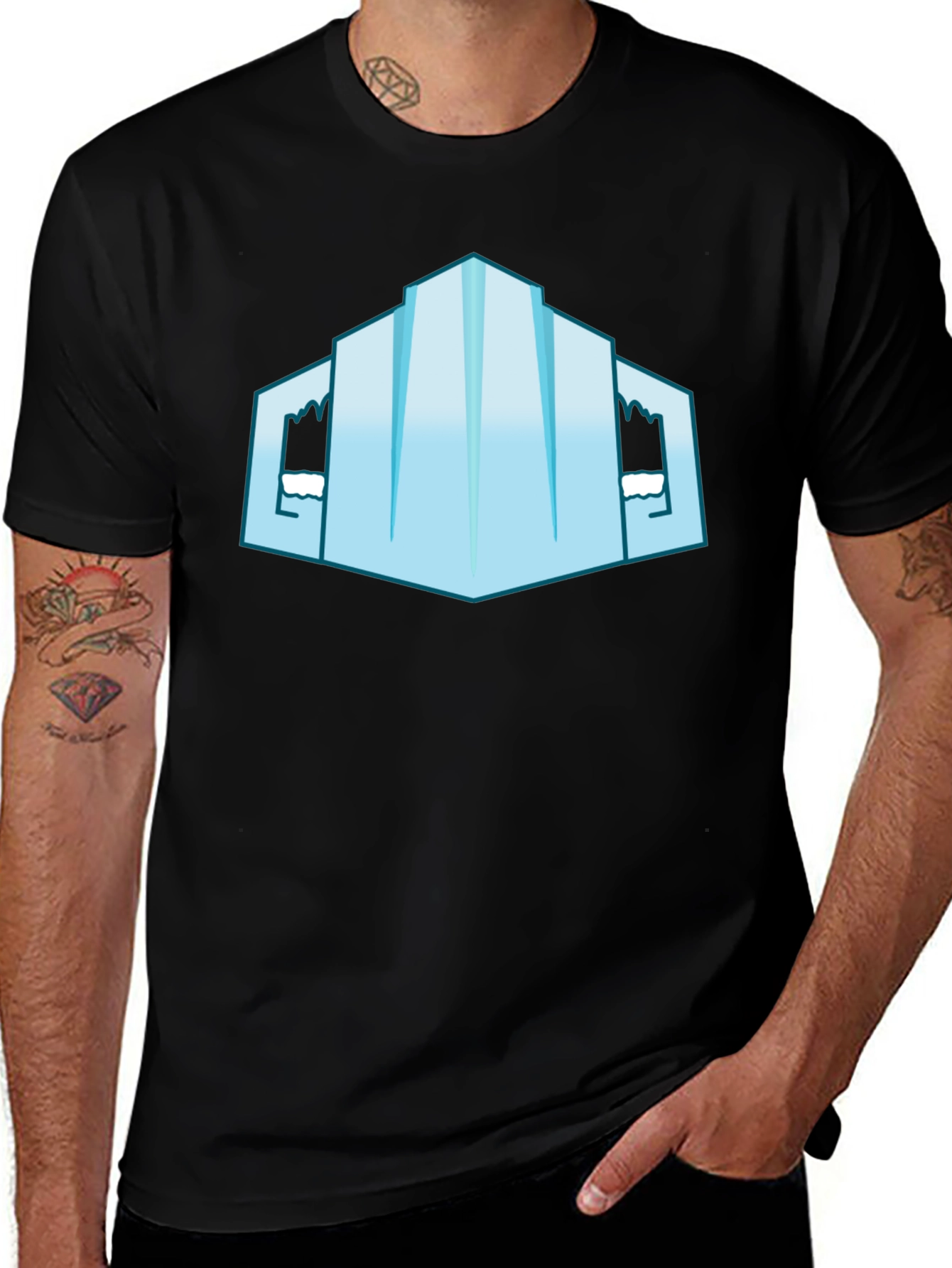 Variant 27 of Ice Fortress Graphic T-Shirt