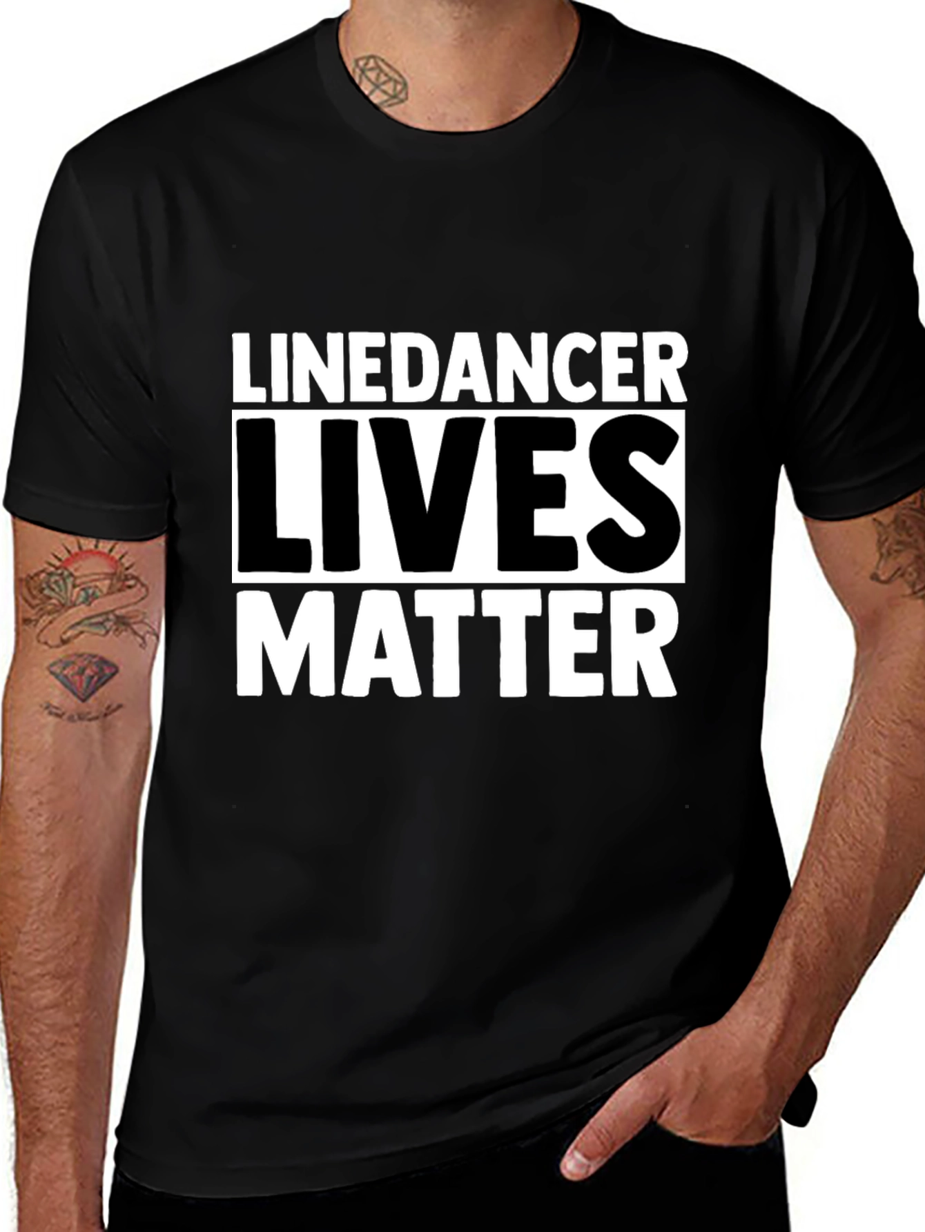 Line Dancer Lives Matter Graphic Tee