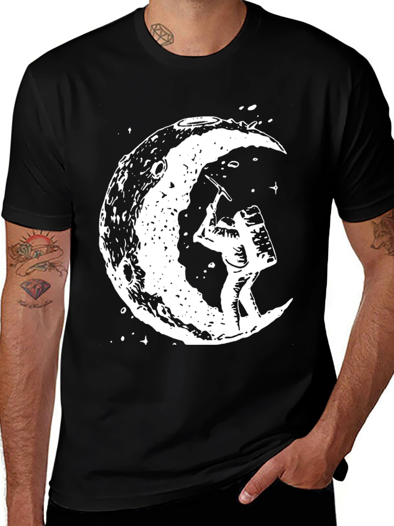 Variant 26 of Moon Miner Graphic T-Shirt