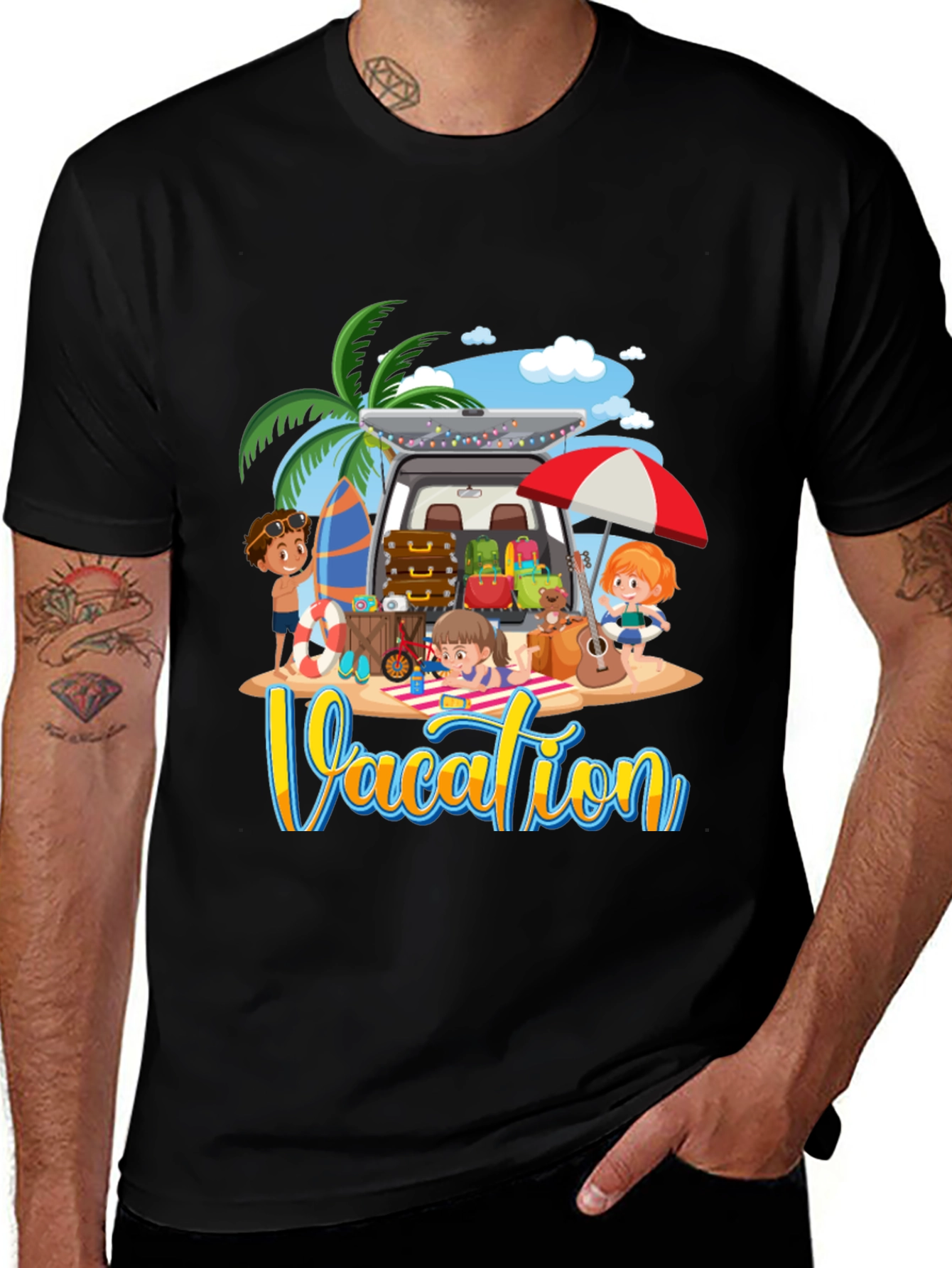 Variant 23 of Vacation T-Shirt: Beach Trip Ready!