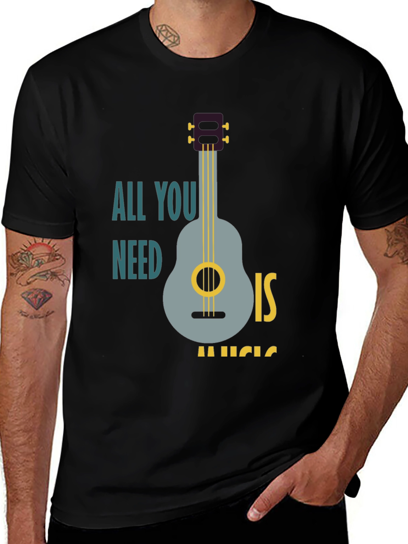 Variant 30 of All You Need Is Music Graphic Tee