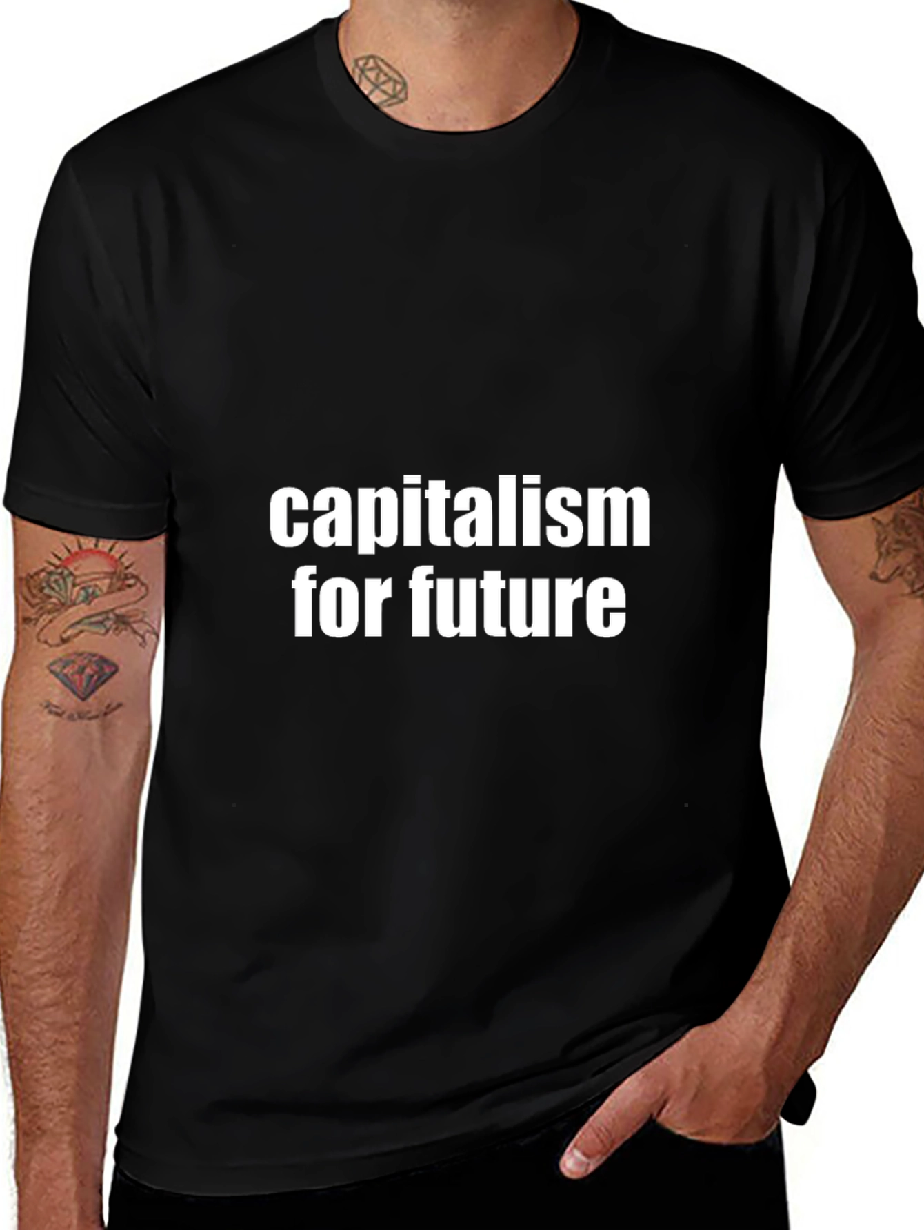 Variant 25 of Capitalism for Future Black T-Shirt