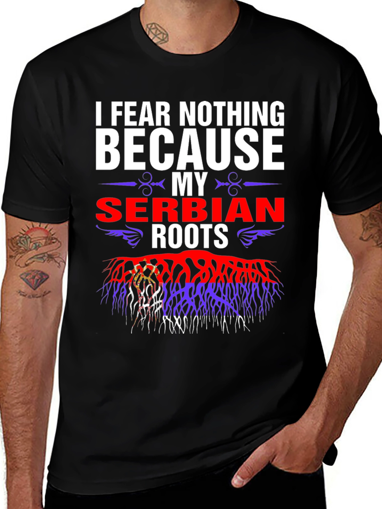 Serbian Roots Graphic Tee