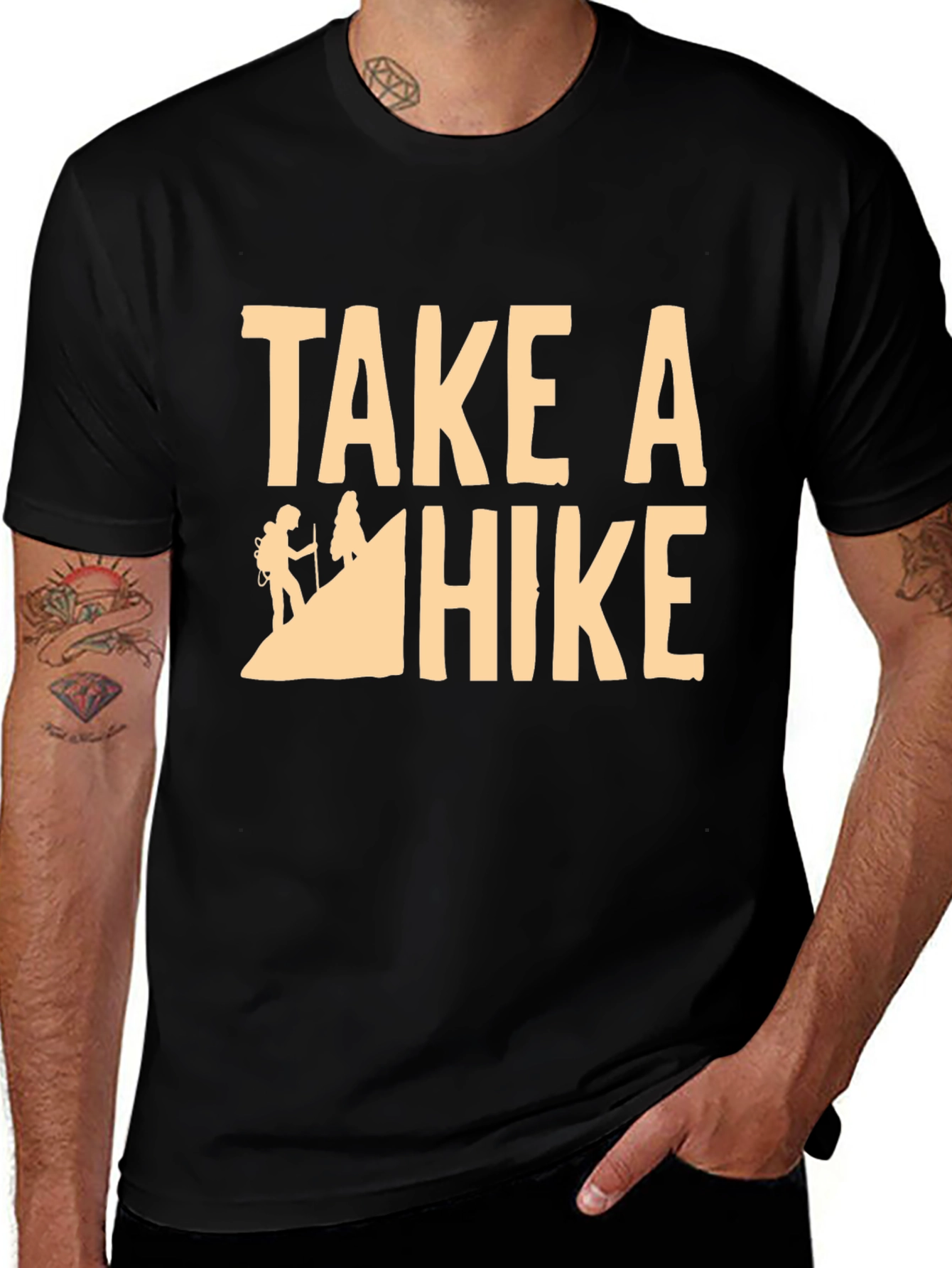 Variant 15 of Take a Hike Graphic Tee - Adventure Awaits!