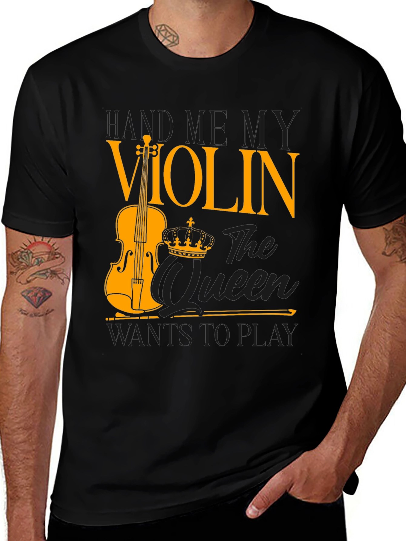 Variant 18 of Violin Queen T-Shirt - Music Lover's Tee