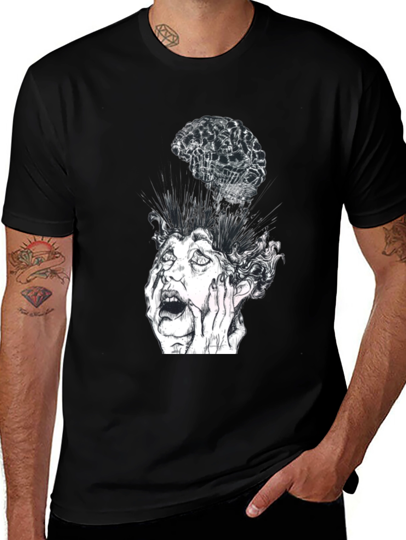 Variant 24 of Mind Exploding T-Shirt - Unique Graphic Tee