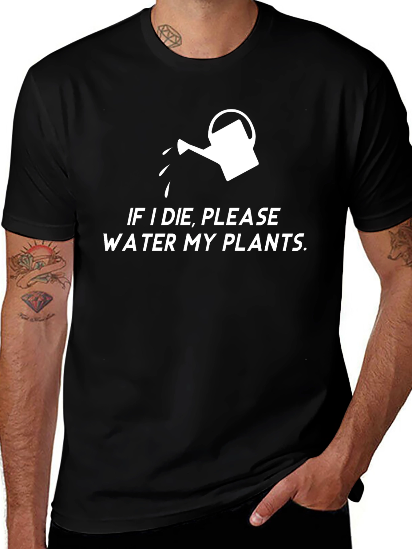 Variant 17 of If I Die, Please Water My Plants T-Shirt