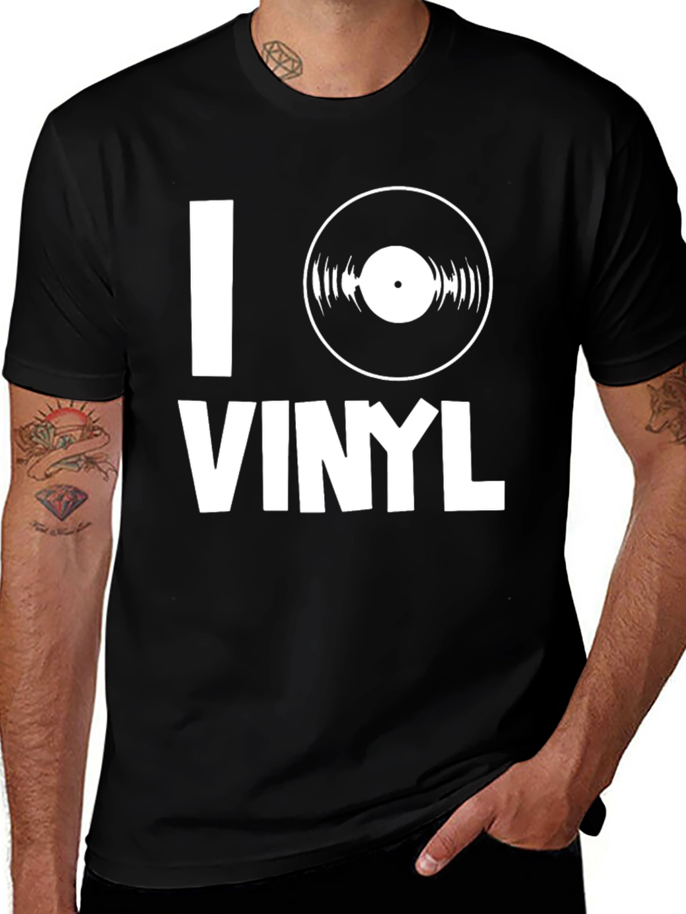 Variant 30 of I Love Vinyl T-Shirt