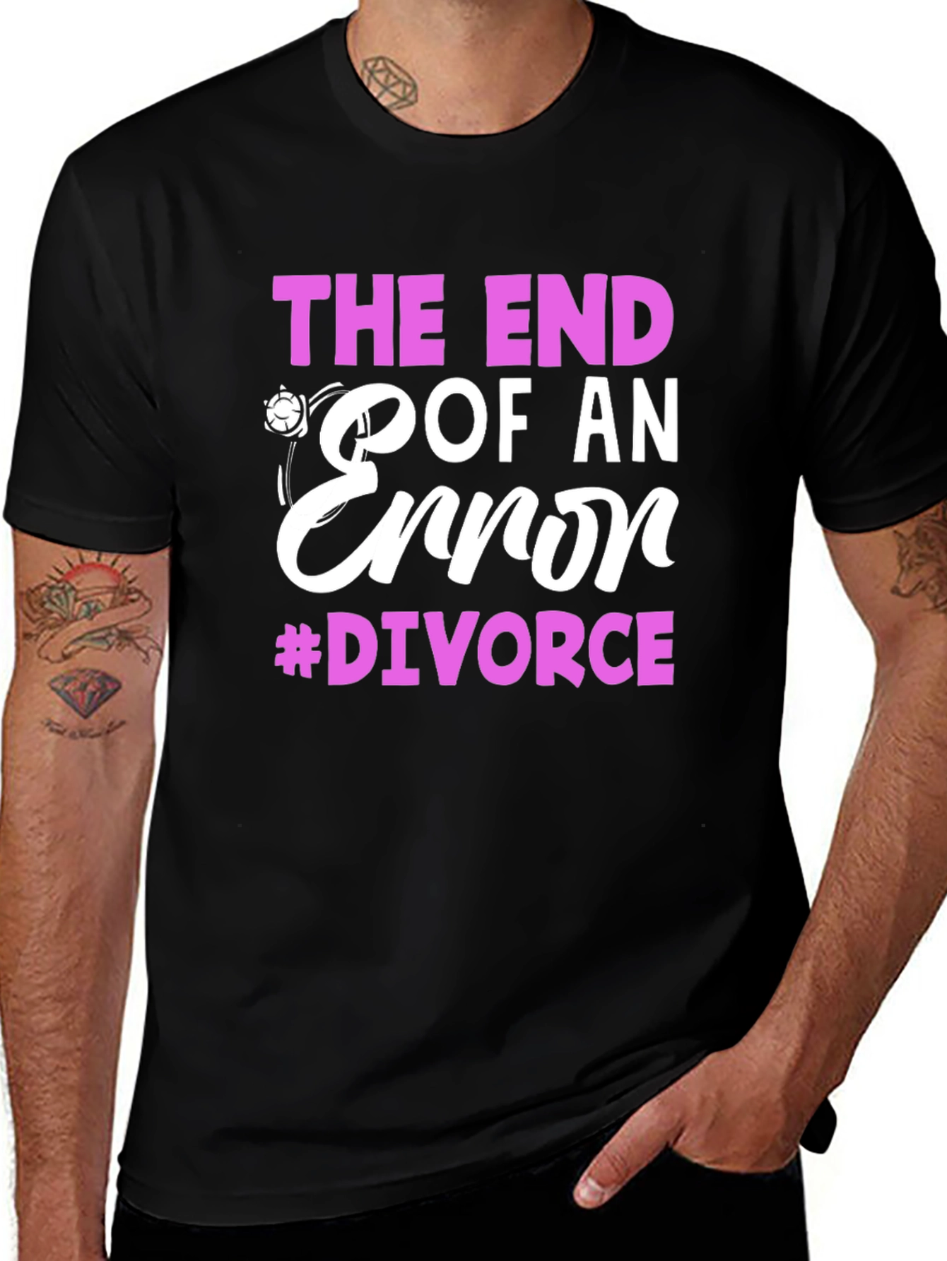 Variant 20 of The End of an Error Divorce T-Shirt