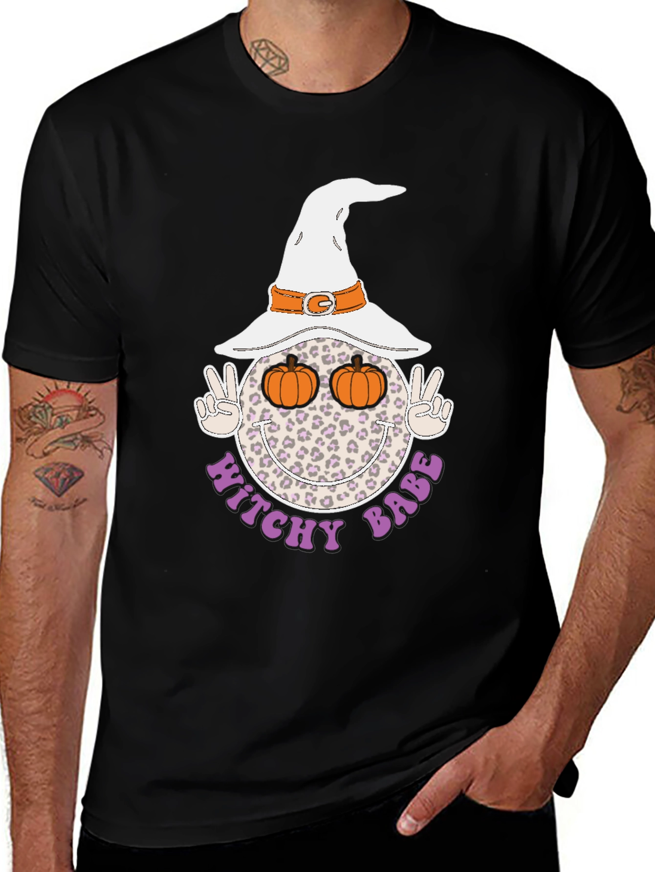 Witchy Babe Halloween T-Shirt