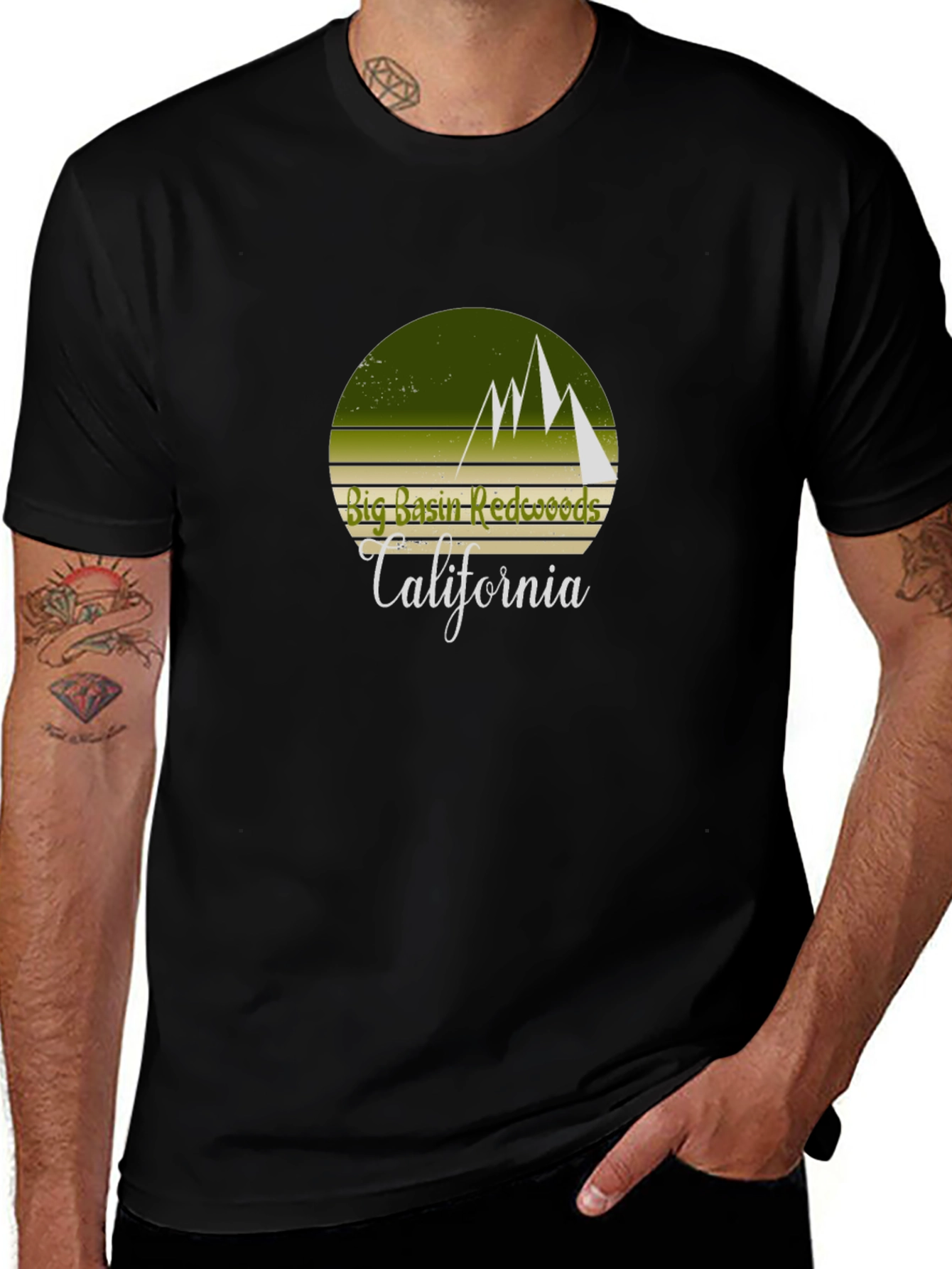 Big Basin Redwoods California Graphic Tee