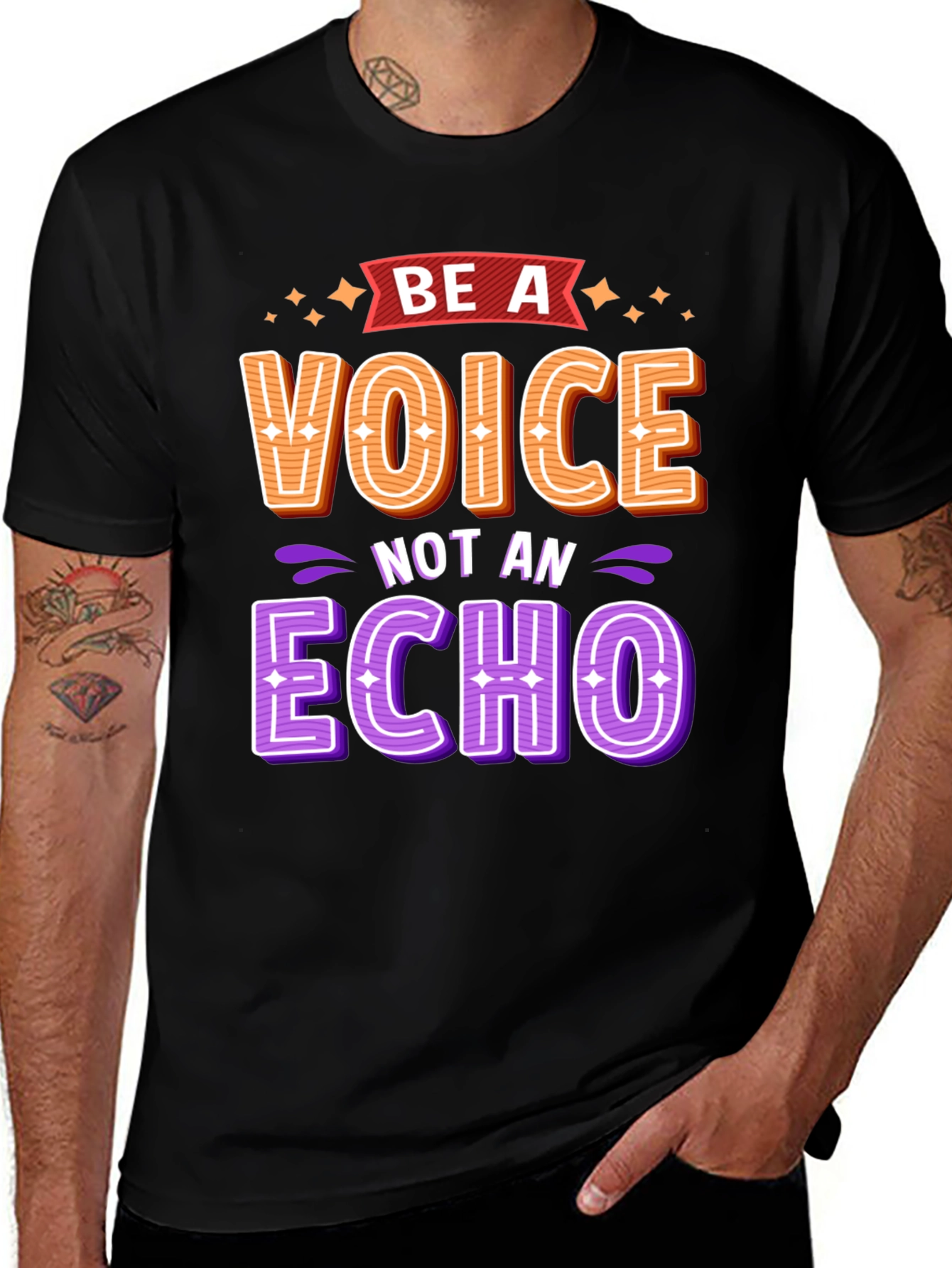 Be A Voice Not An Echo Graphic Tee