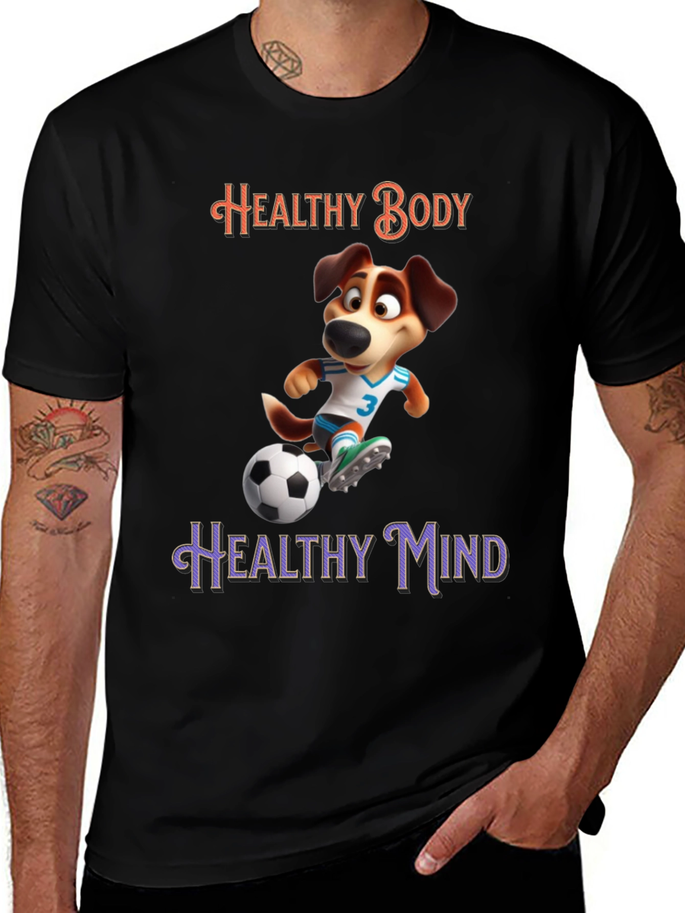 Variant 22 of Healthy Body Healthy Mind T-Shirt
