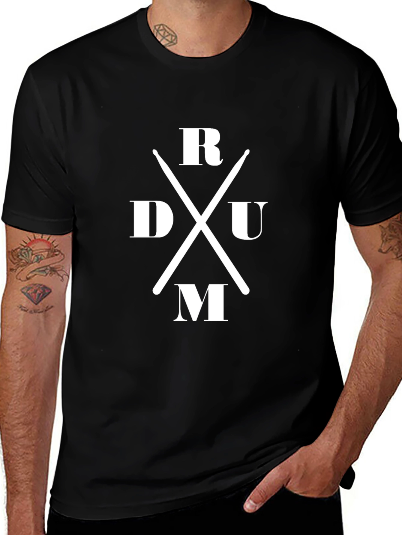Variant 10 of Drum Graphic T-Shirt