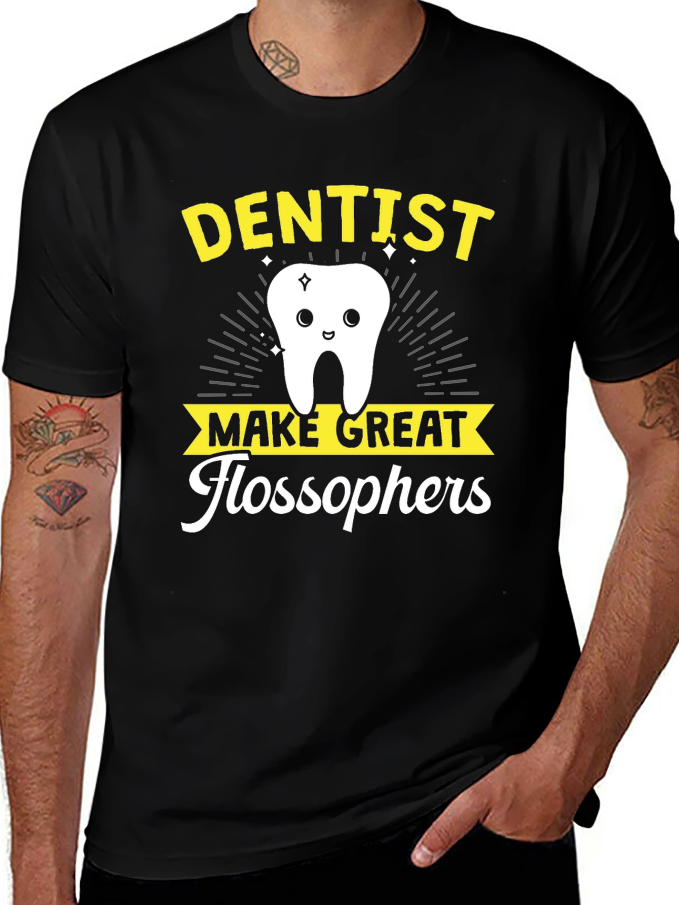 Variant 16 of Dentist Flossopher Graphic Tee