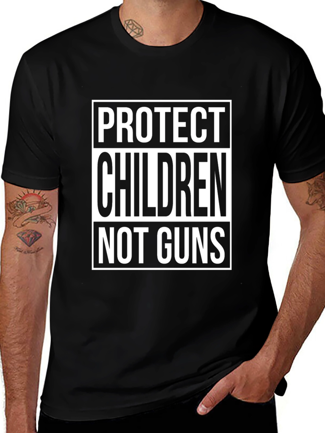 Variant 9 of Protect Children Not Guns Graphic Tee