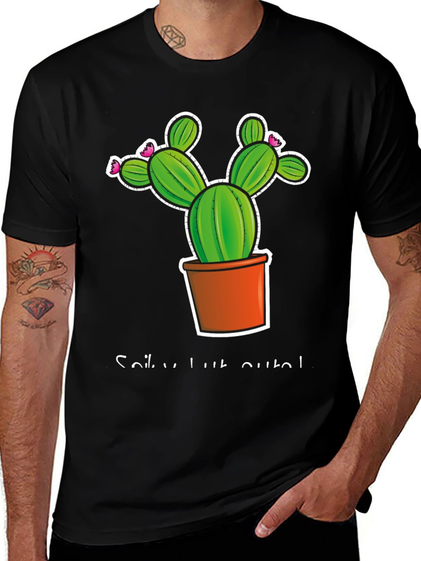 Variant 3 of Spiky But Cute Cactus T-Shirt