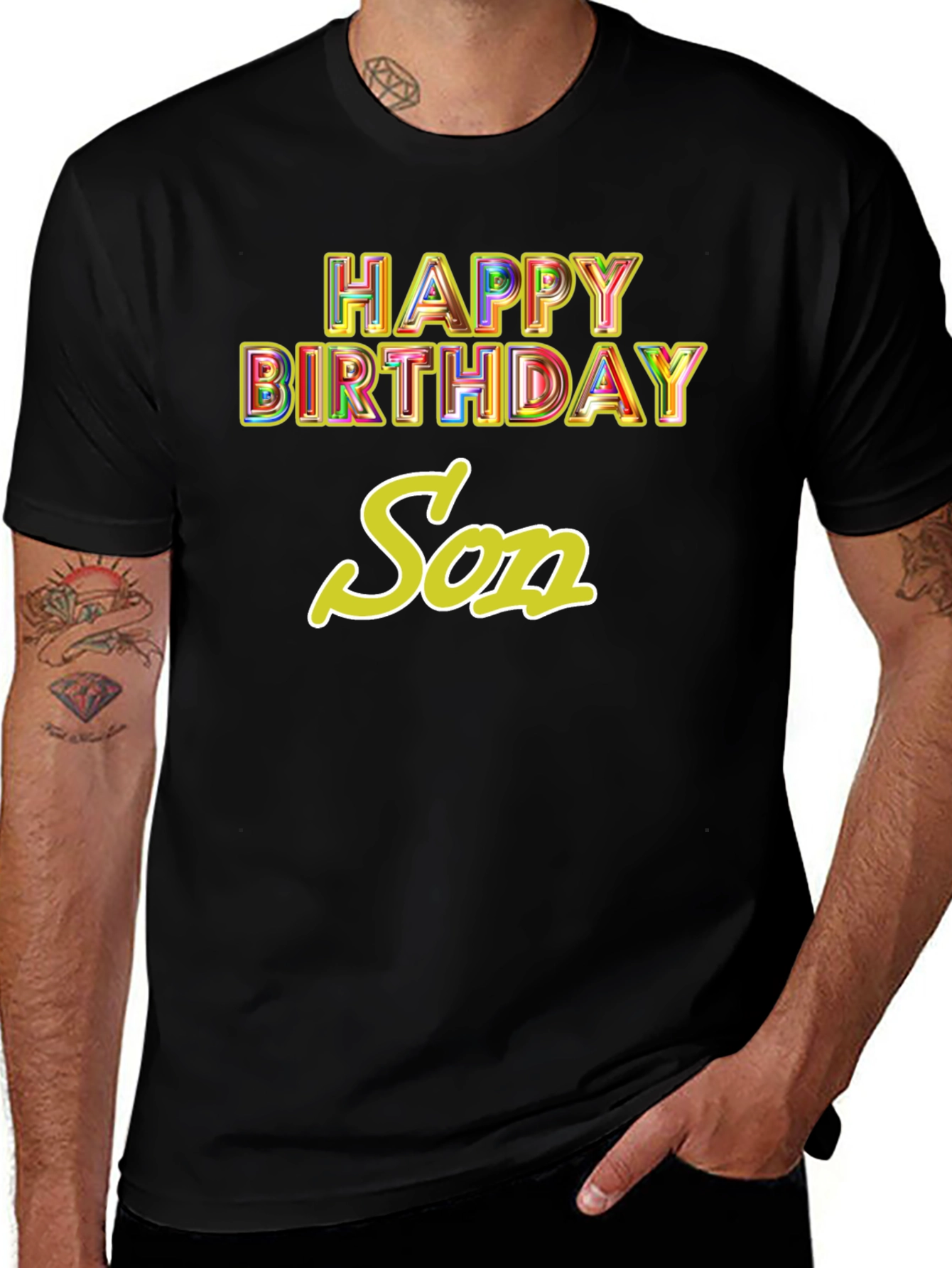 Variant 30 of Happy Birthday Son T-Shirt