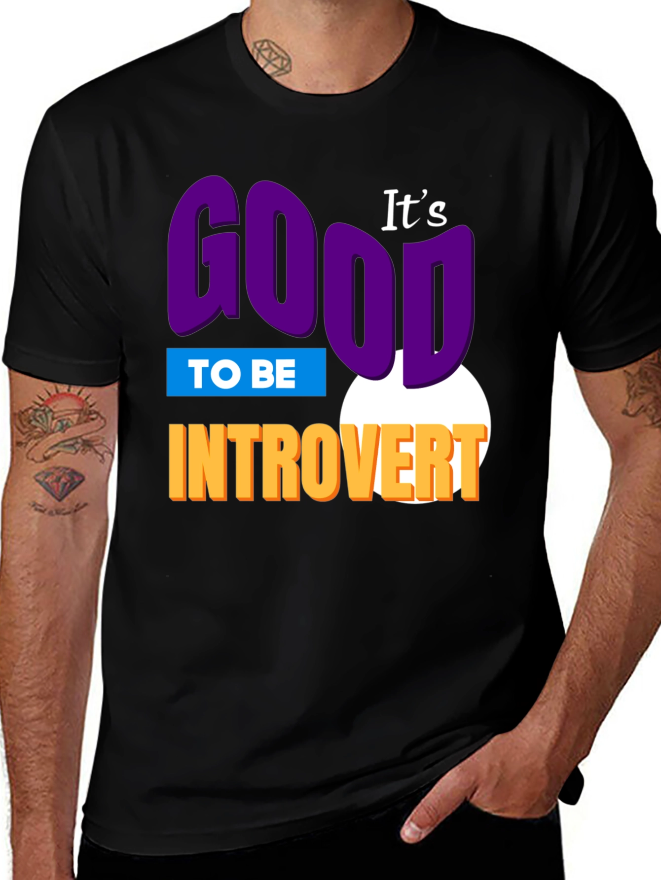 Variant 23 of Introvert Pride T-Shirt - "Good to Be Introvert"