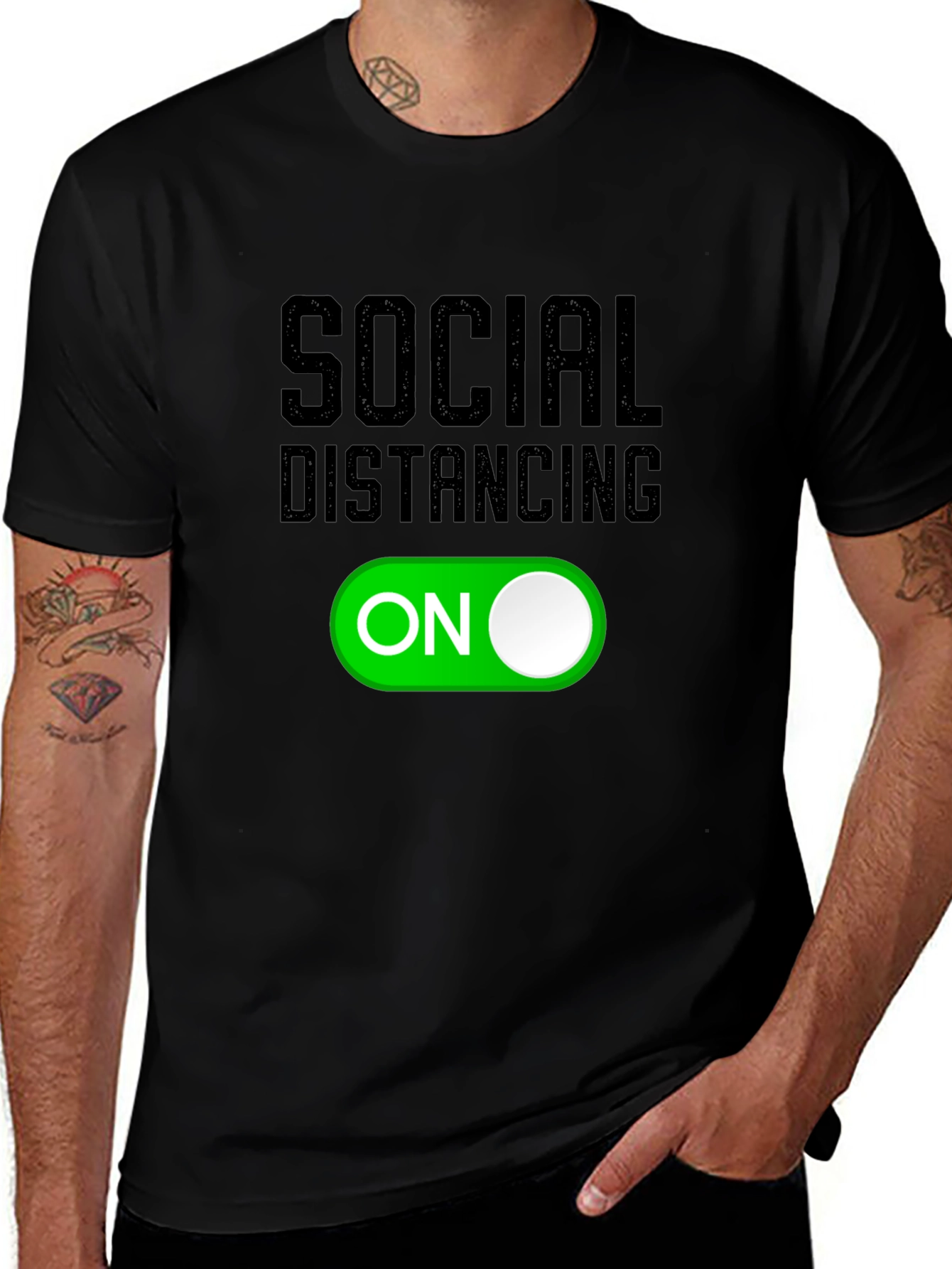 Variant 12 of Social Distancing Mode On T-Shirt