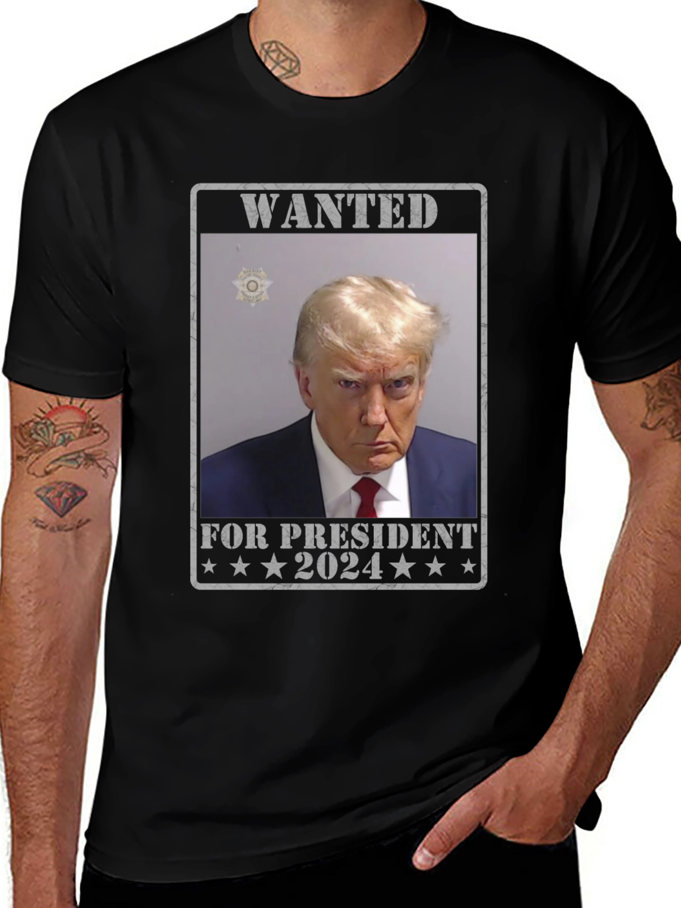 Trump Wanted for President 2024 T-Shirt
