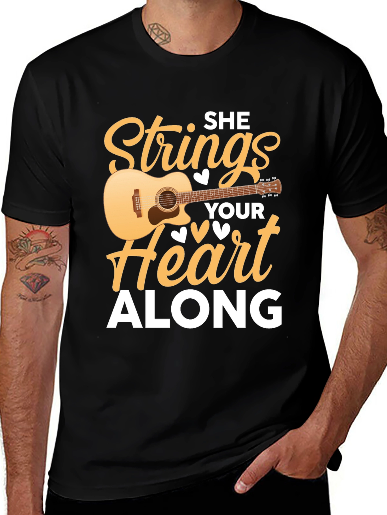 Variant 5 of She Strings Your Heart Along T-Shirt