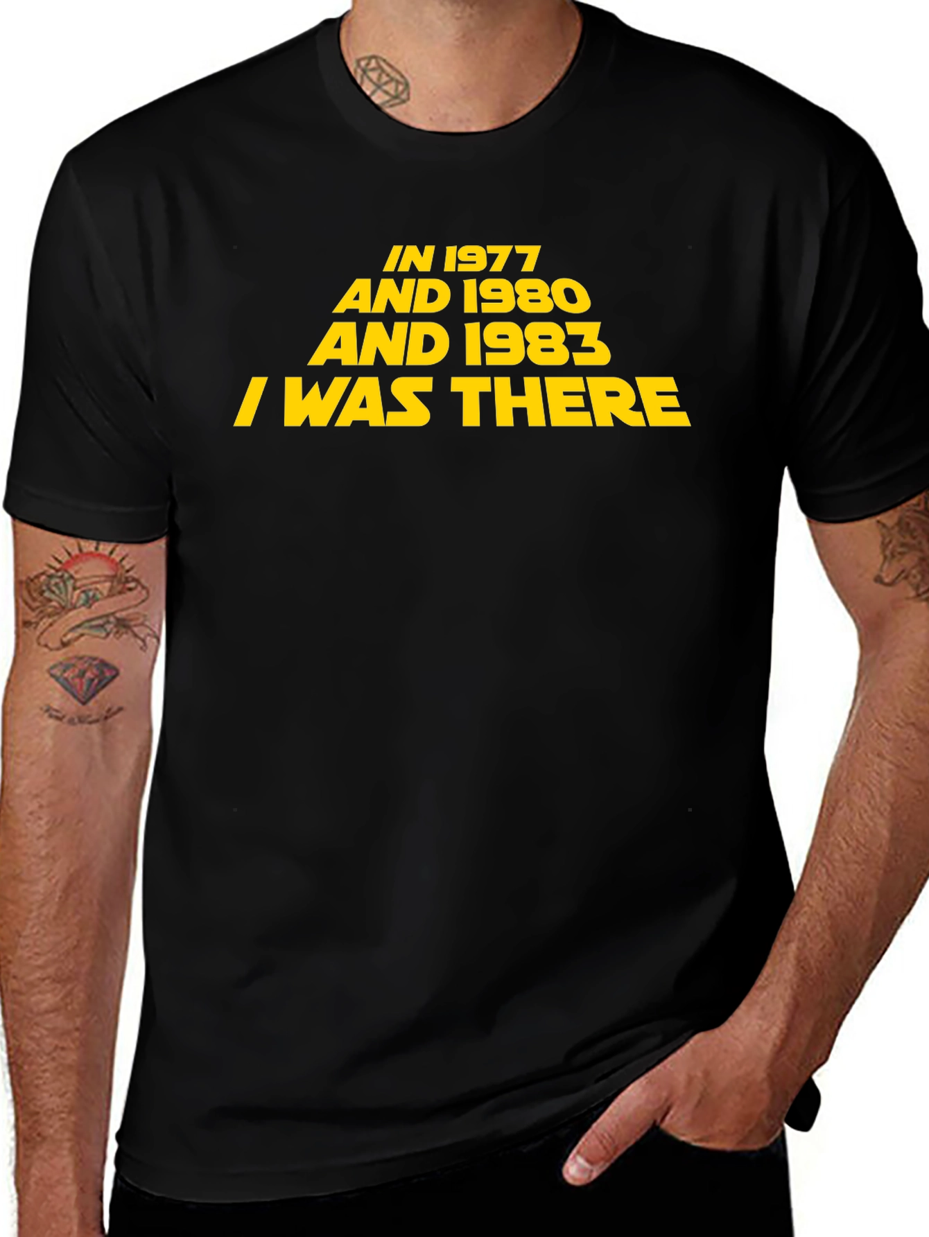 Retro Movie Fan T-Shirt - In 1977, 1980, 1983 I Was There