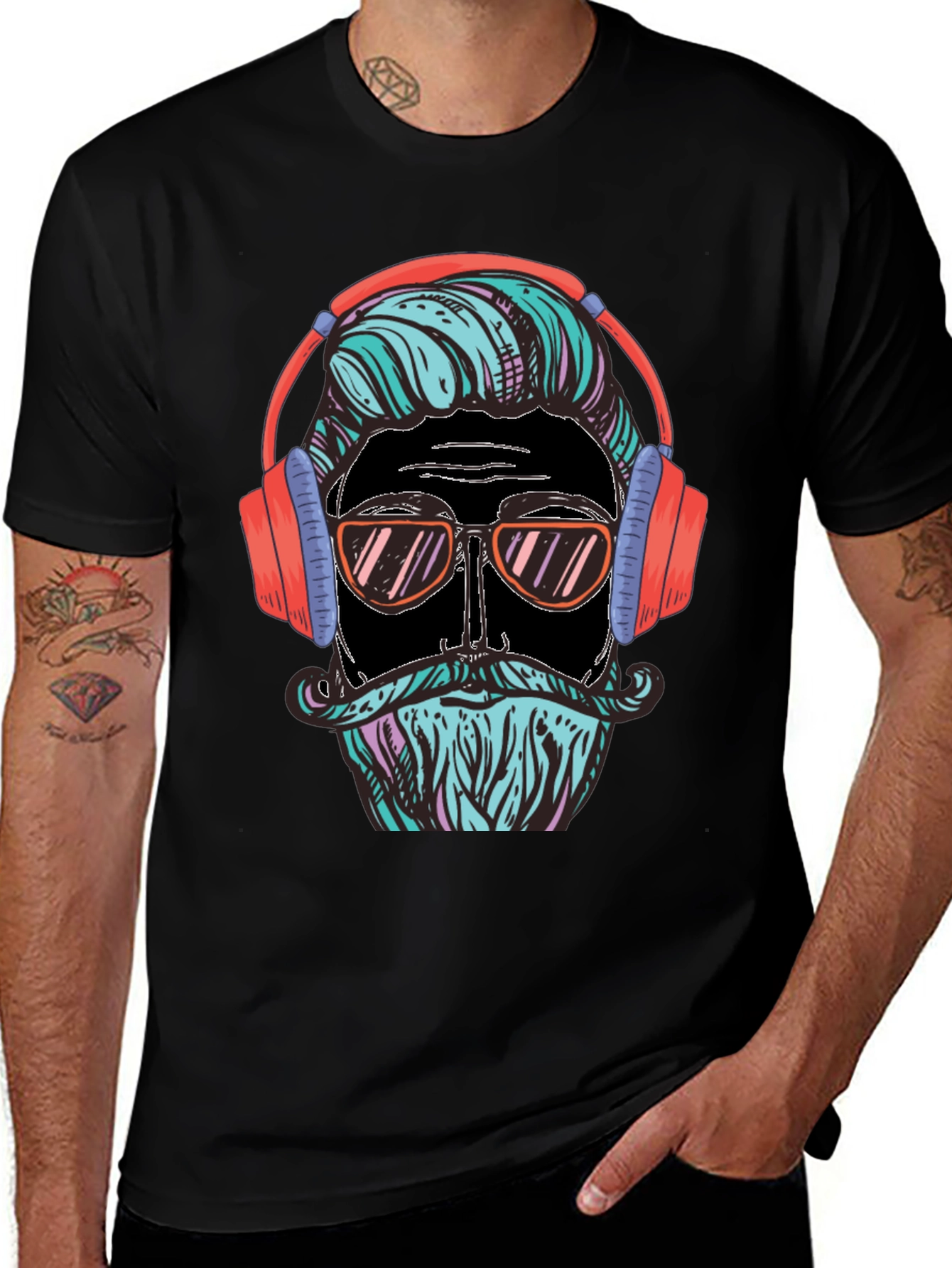 Variant 25 of Cool Hipster Graphic Tee
