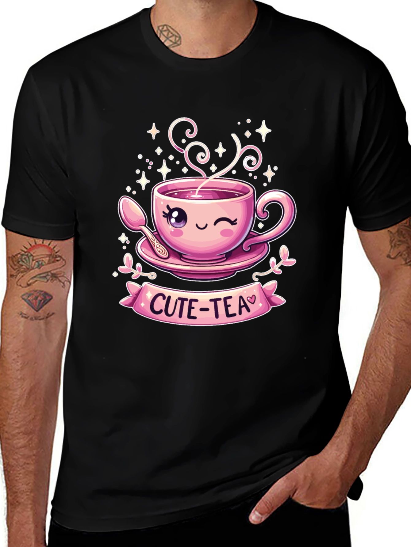 Variant 6 of Cute-Tea Graphic T-Shirt