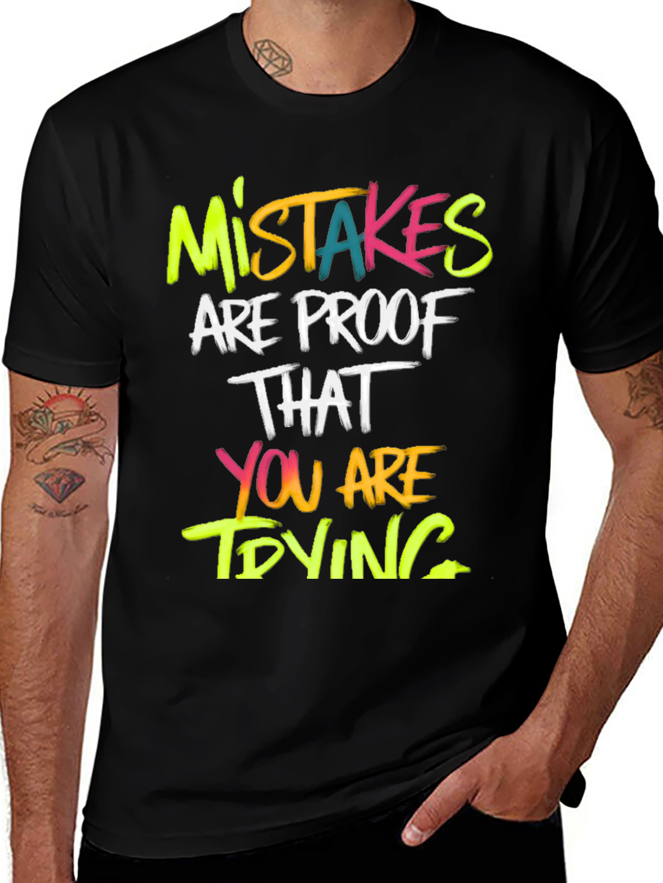 Variant 20 of Mistakes Are Proof T-Shirt - Motivational Graphic Tee