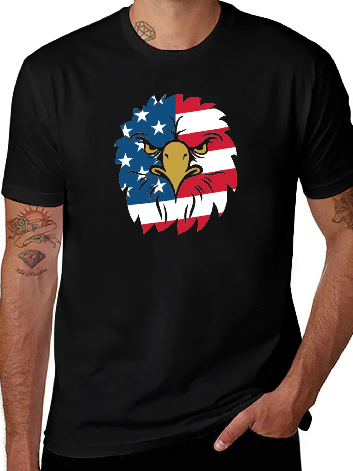 Variant 27 of American Eagle Flag Graphic Tee